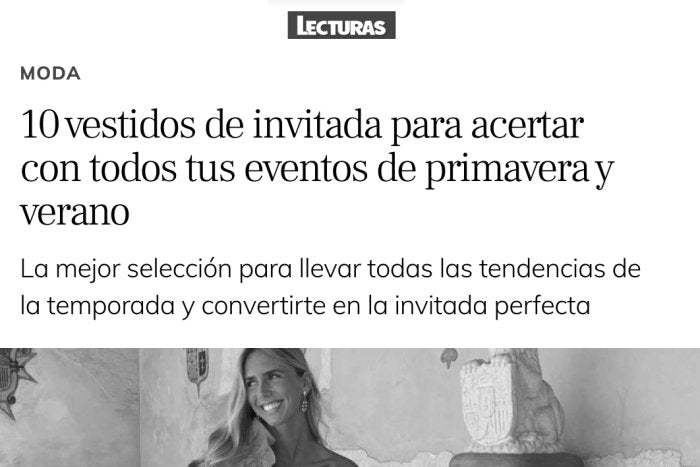 10 vestidos de invitada para acertar con todos tus eventos de primavera y verano - Bruna