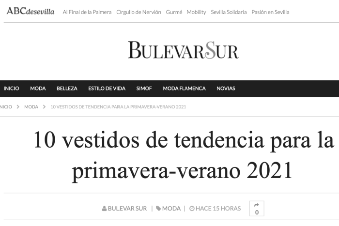 10 vestidos de tendencia para la primavera-verano 2021 - Bruna