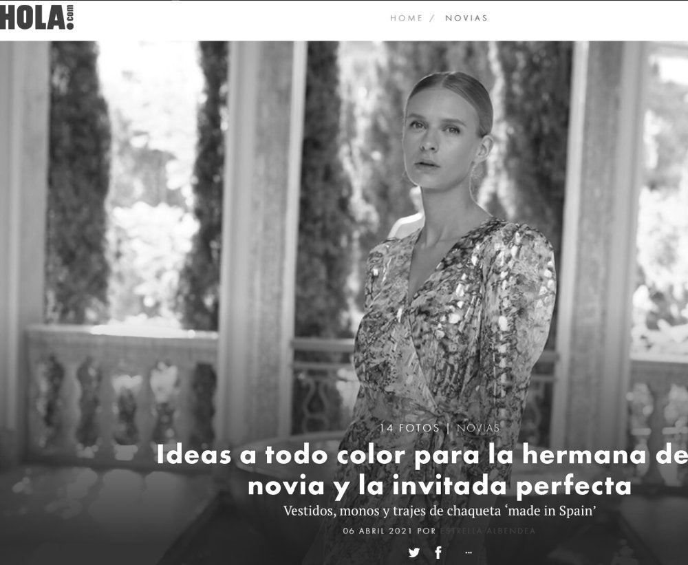 Ideas a todo color para la hermana de la novia y la invitada perfecta - Bruna