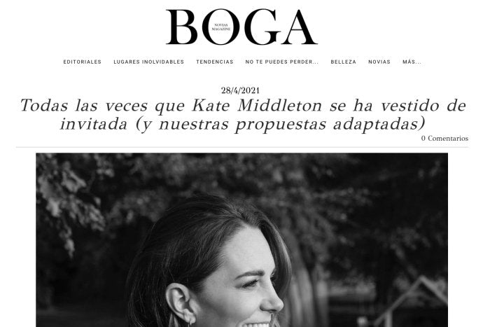 Todas las veces que Kate Middleton se ha vestido de invitada (y nuestras propuestas adaptadas) - Bruna