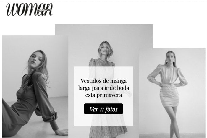 Vestidos para invitadas de manga larga por menos de 200 euros - Bruna