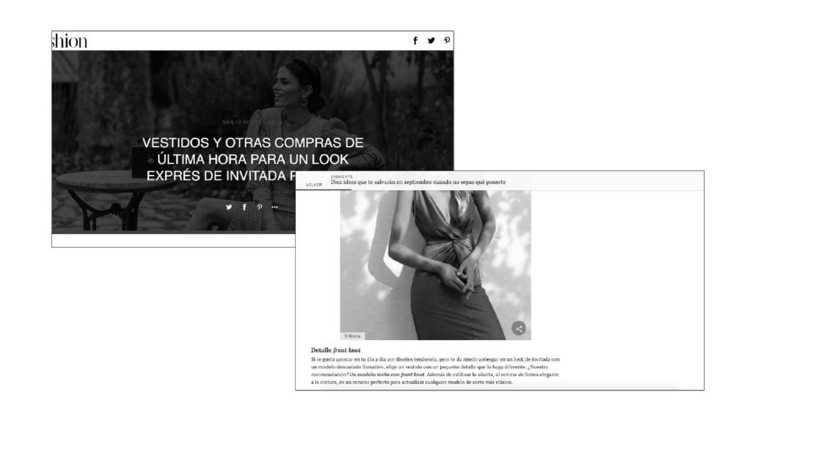 Vestidos y otras compras de última hora para un look exprés - Bruna
