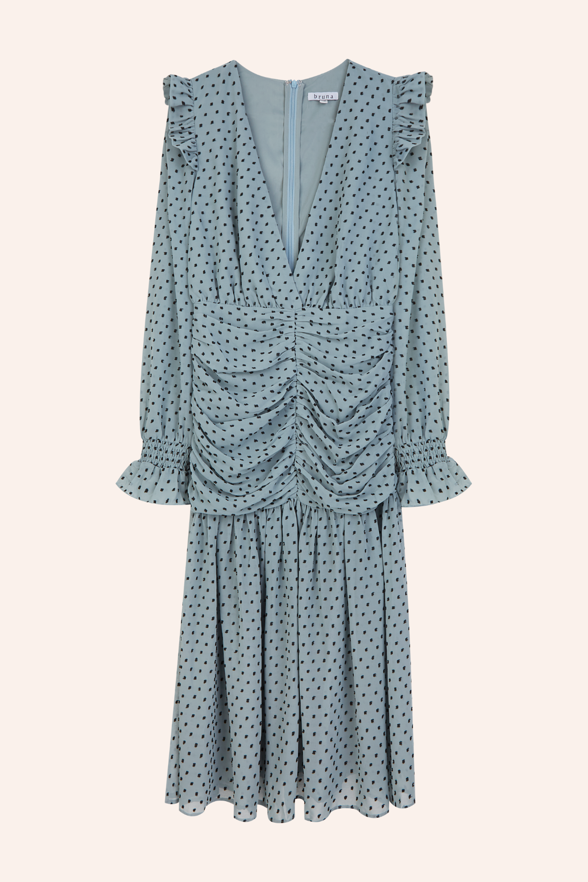 Robe Casilda Plumeti Bleue · Lady B ·
