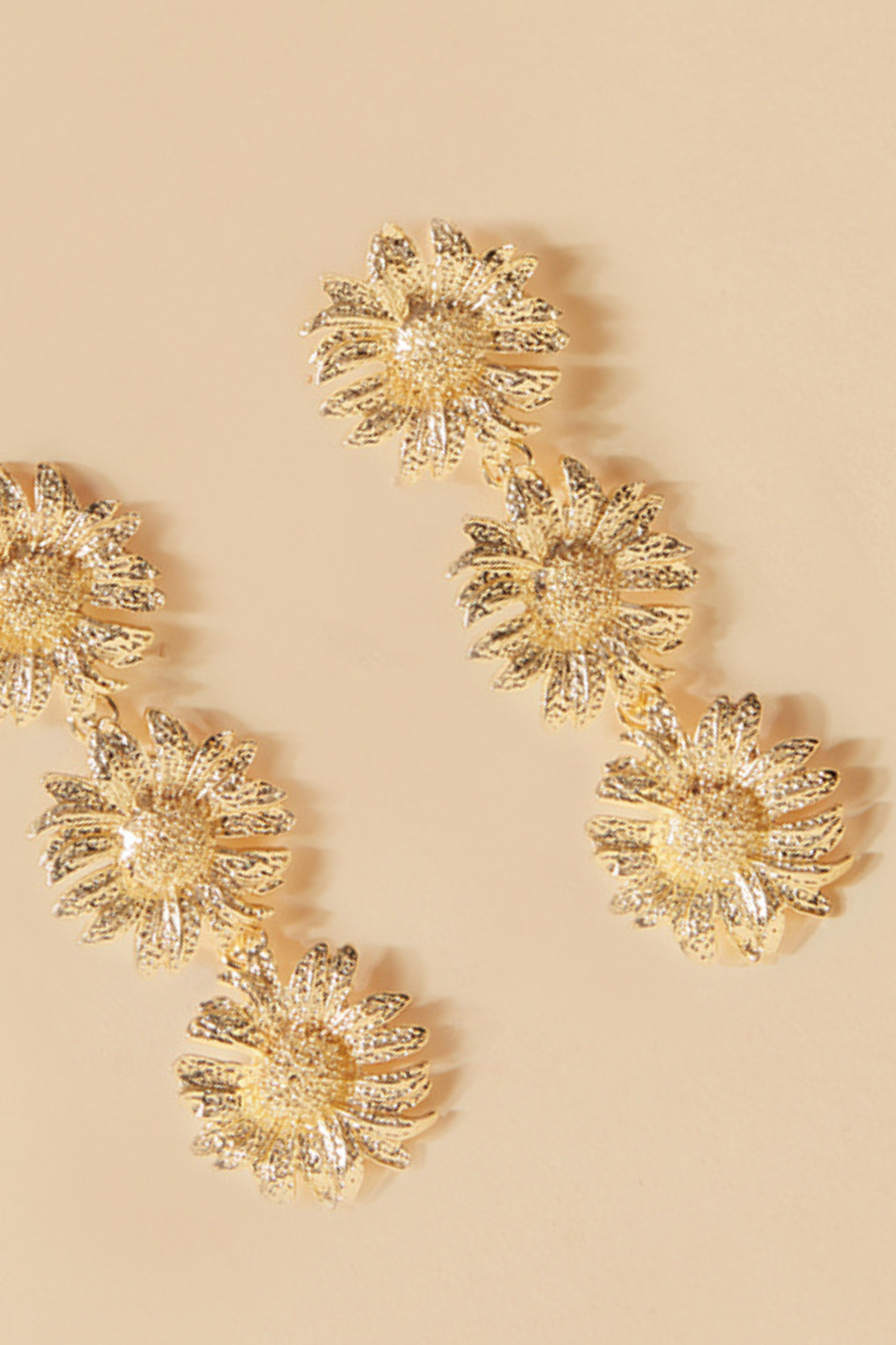 Pendientes Sunflower Gold · Madame ·