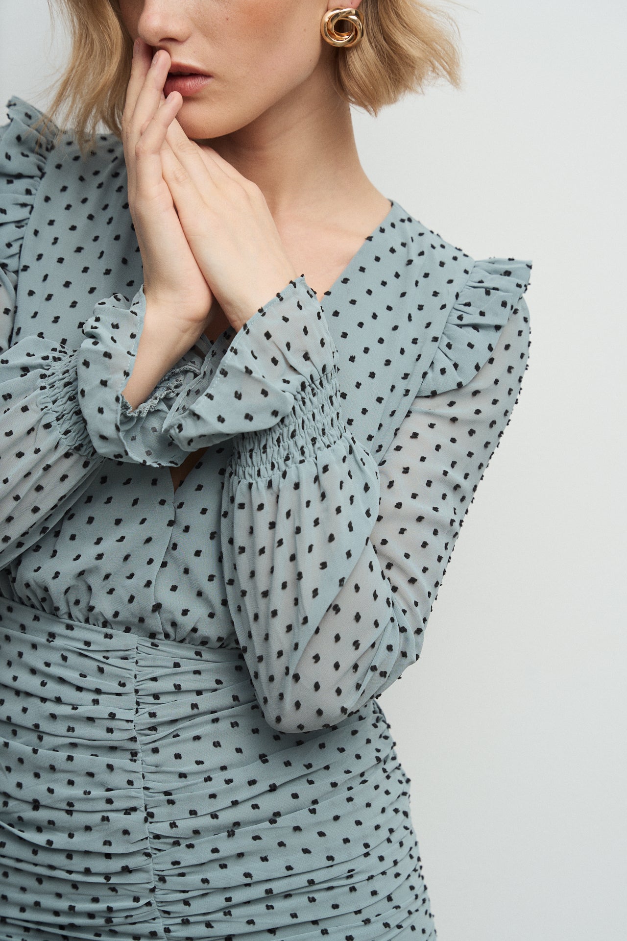 Casilda Plumeti Blue Dress · Lady B ·