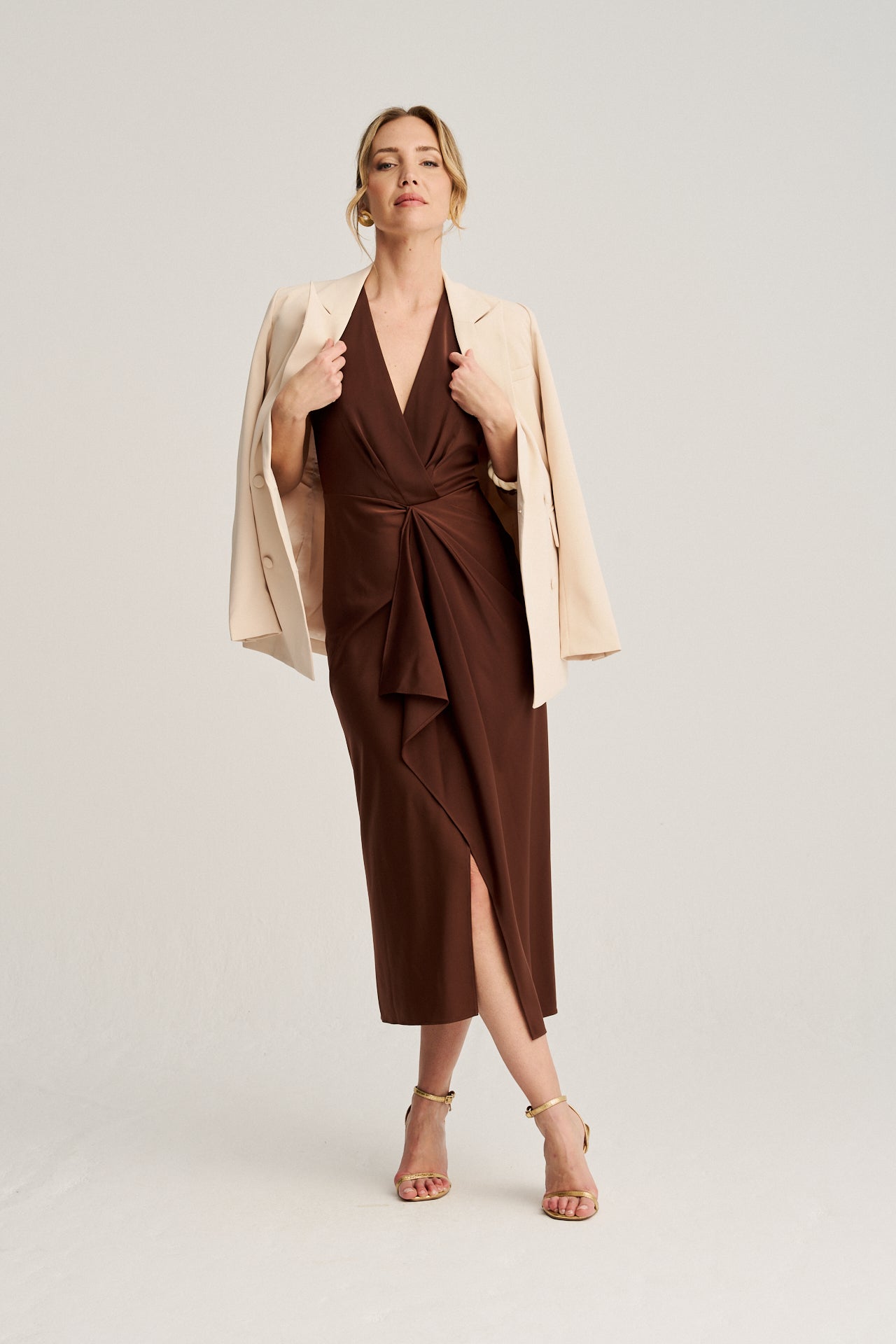 Vestido Lina Chocolate · Rêverie ·