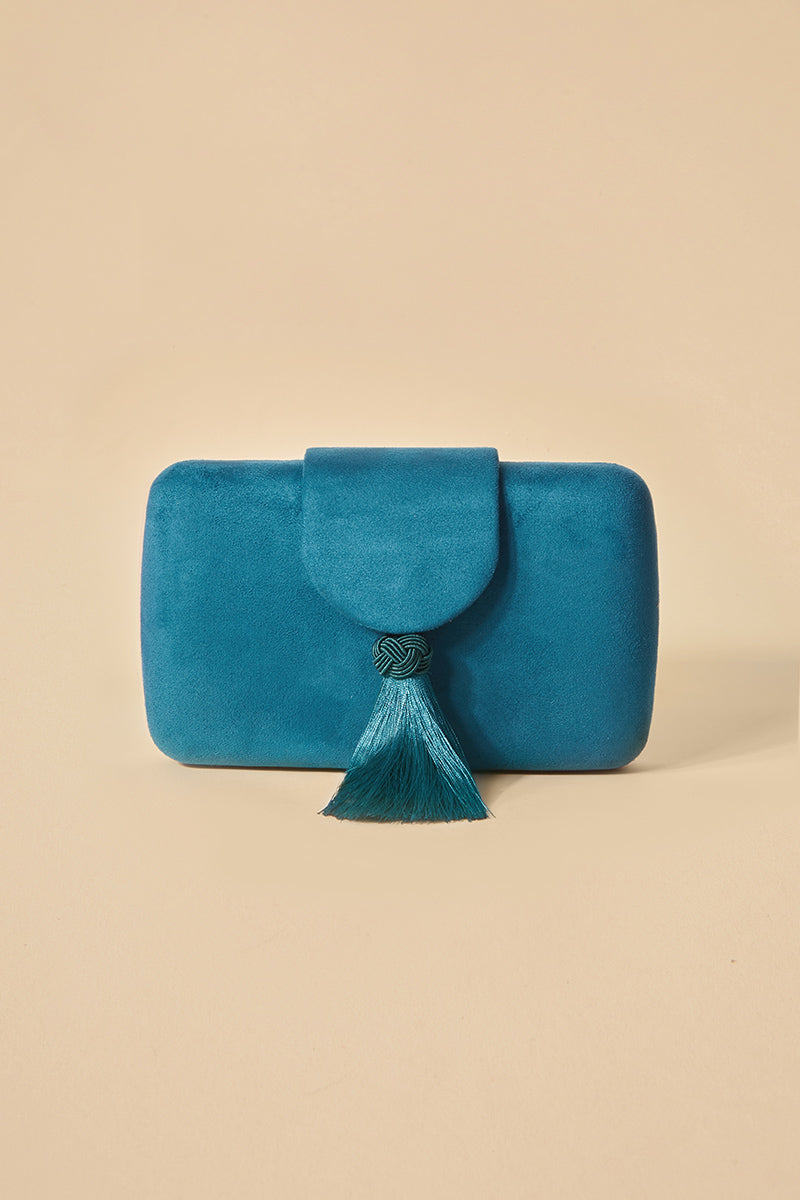 Clutch Clotilde Azul · Madame ·