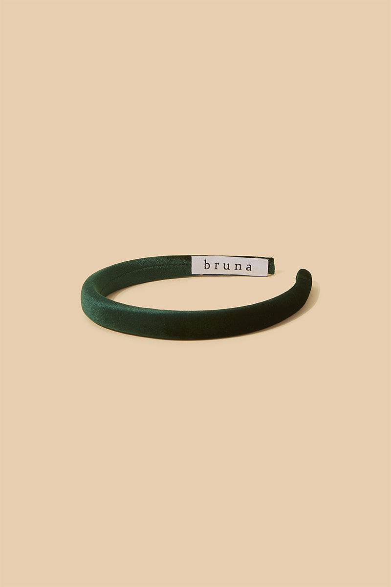 Diadema Terciopelo Verde Botella · Le Marais ·