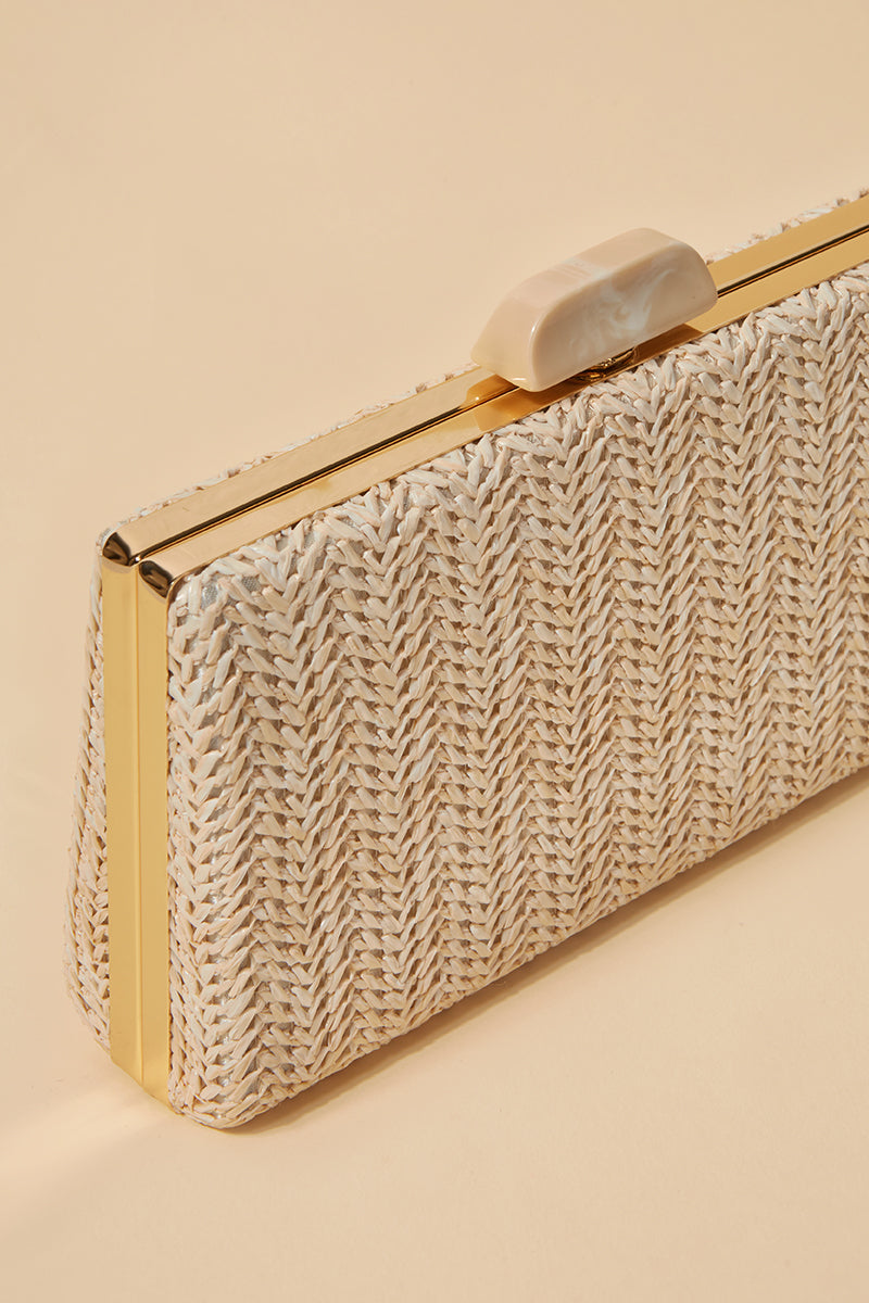 Clutch Rafia Natural · Rêverie ·