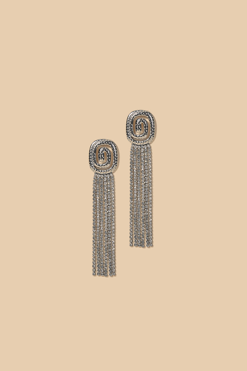 Spiro Silver Earrings · Allegra ·