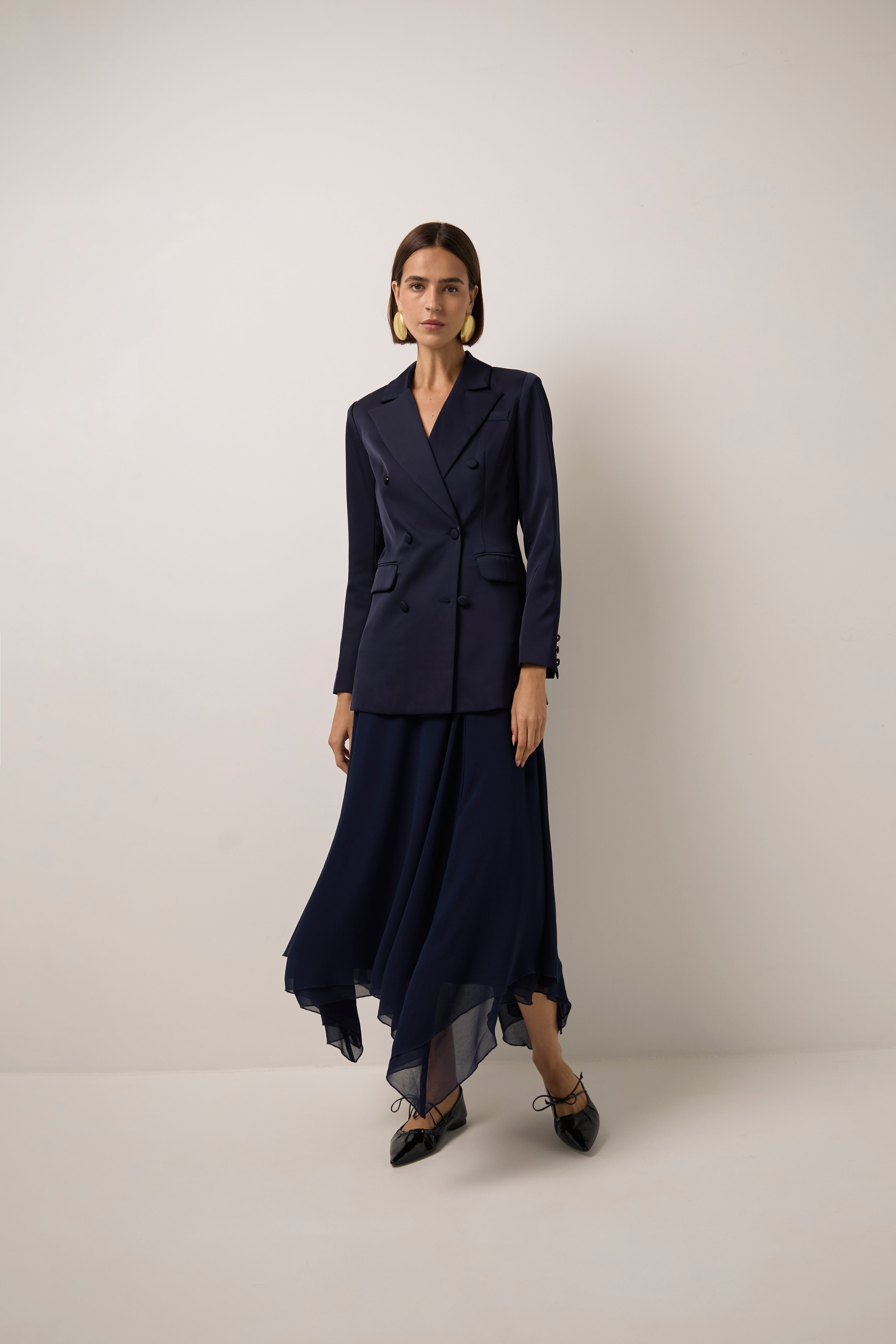 Kai Navy Skirt · Allegra ·