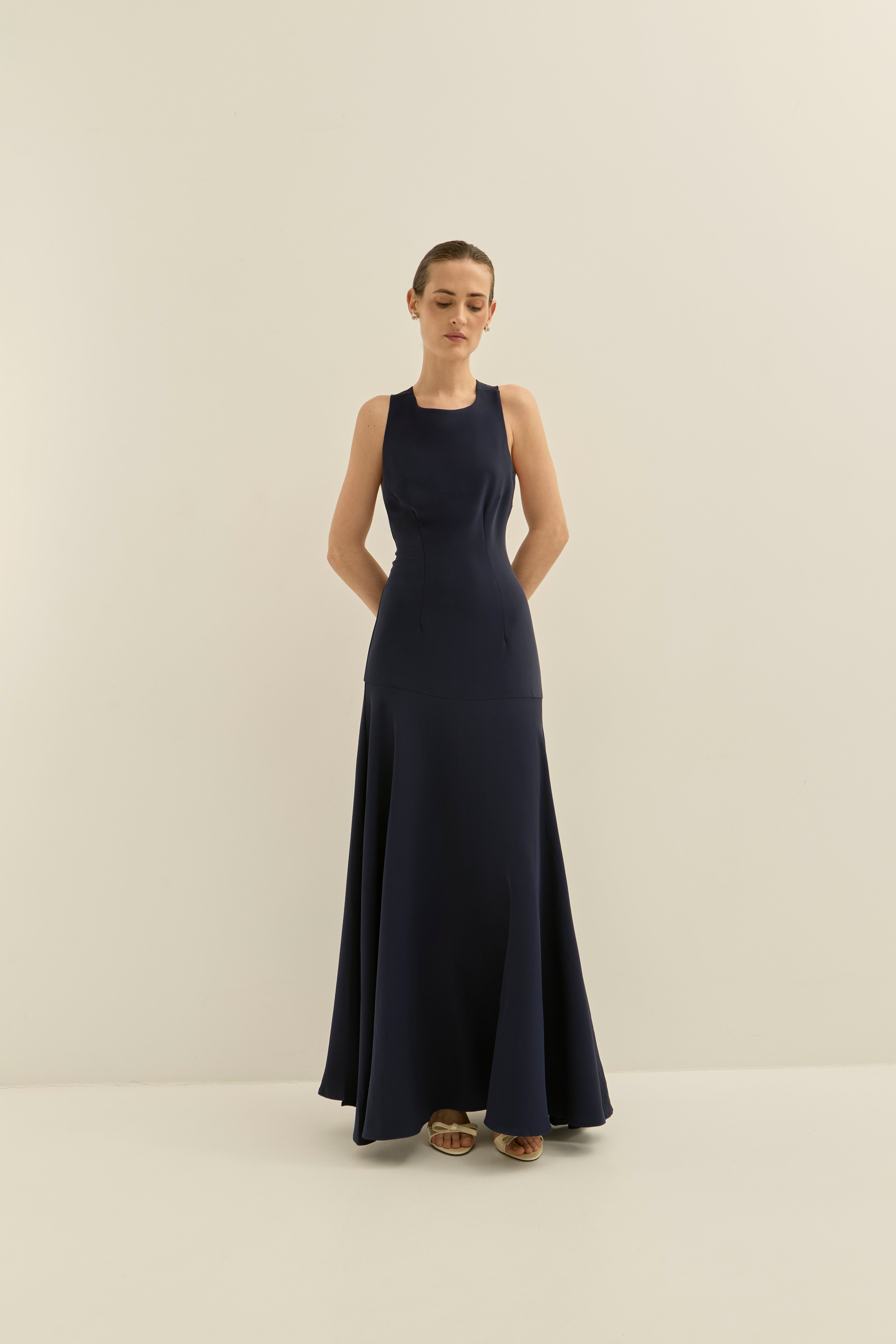 Jasmina Navy Dress · Allegra ·