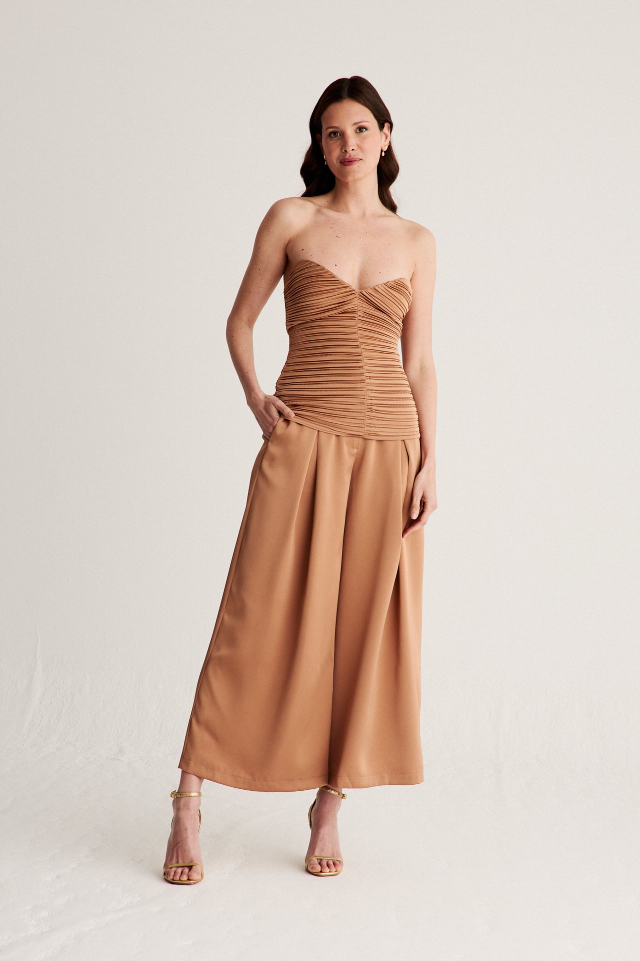 Pantalon Mindy Latte · Flore ·