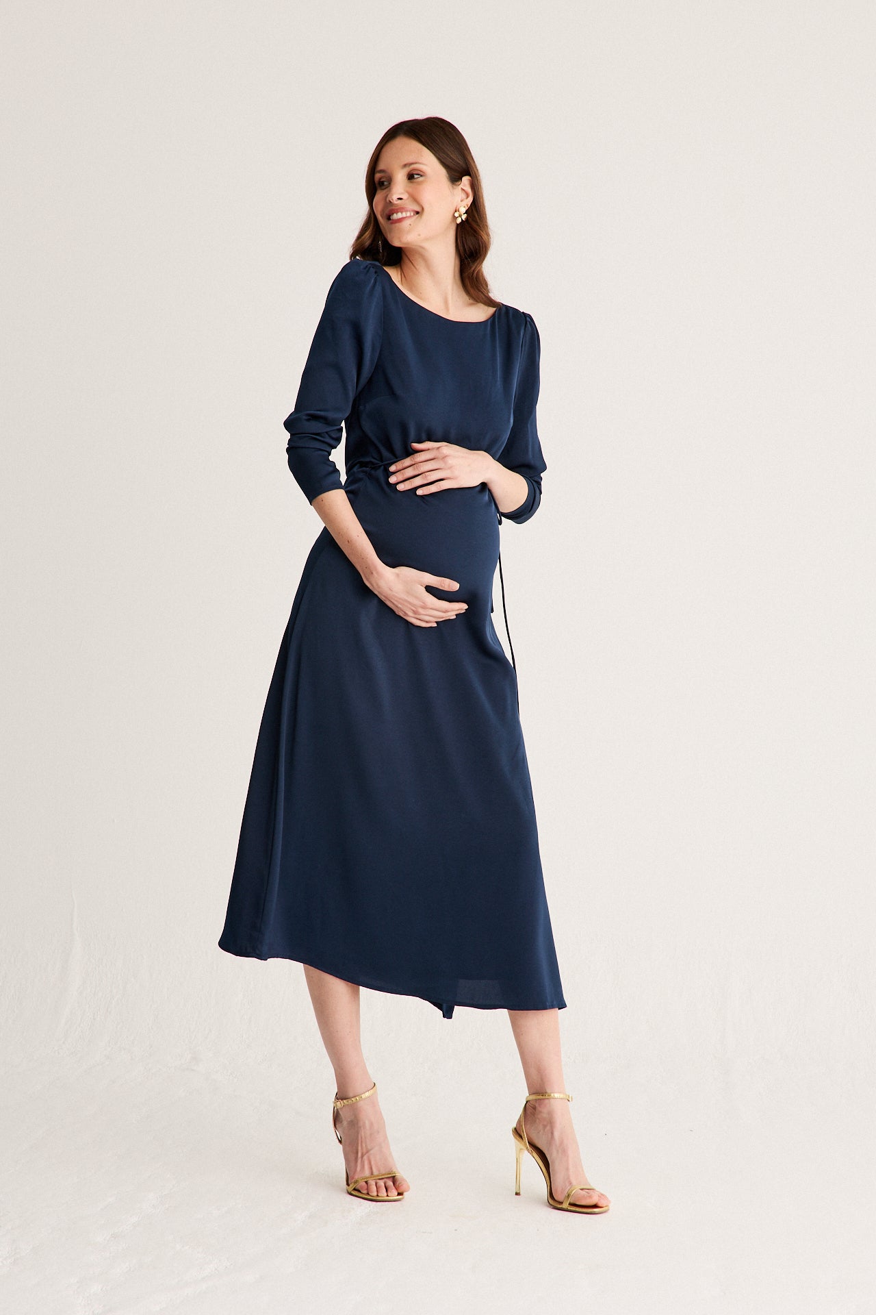 Vestido Zulay Azul Noche · Ipanema ·