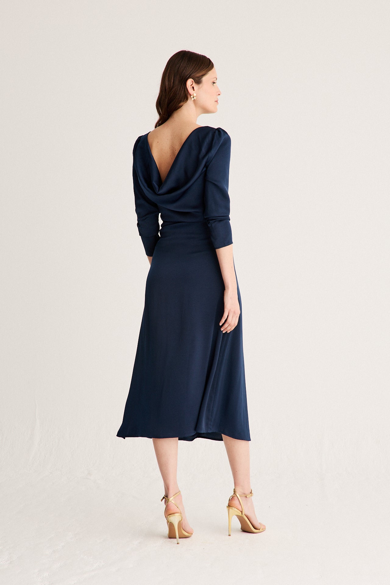 Vestido Zulay Azul Noche · Ipanema ·