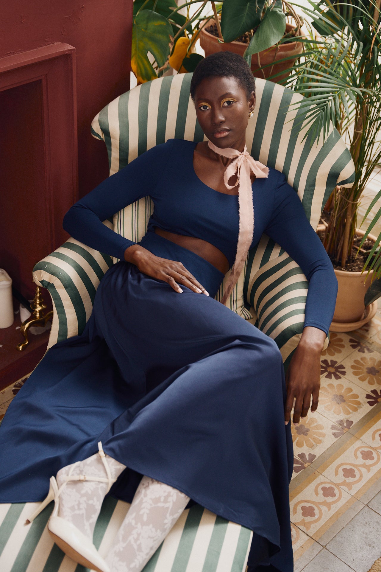 Eva Navy Dress · Rêverie ·