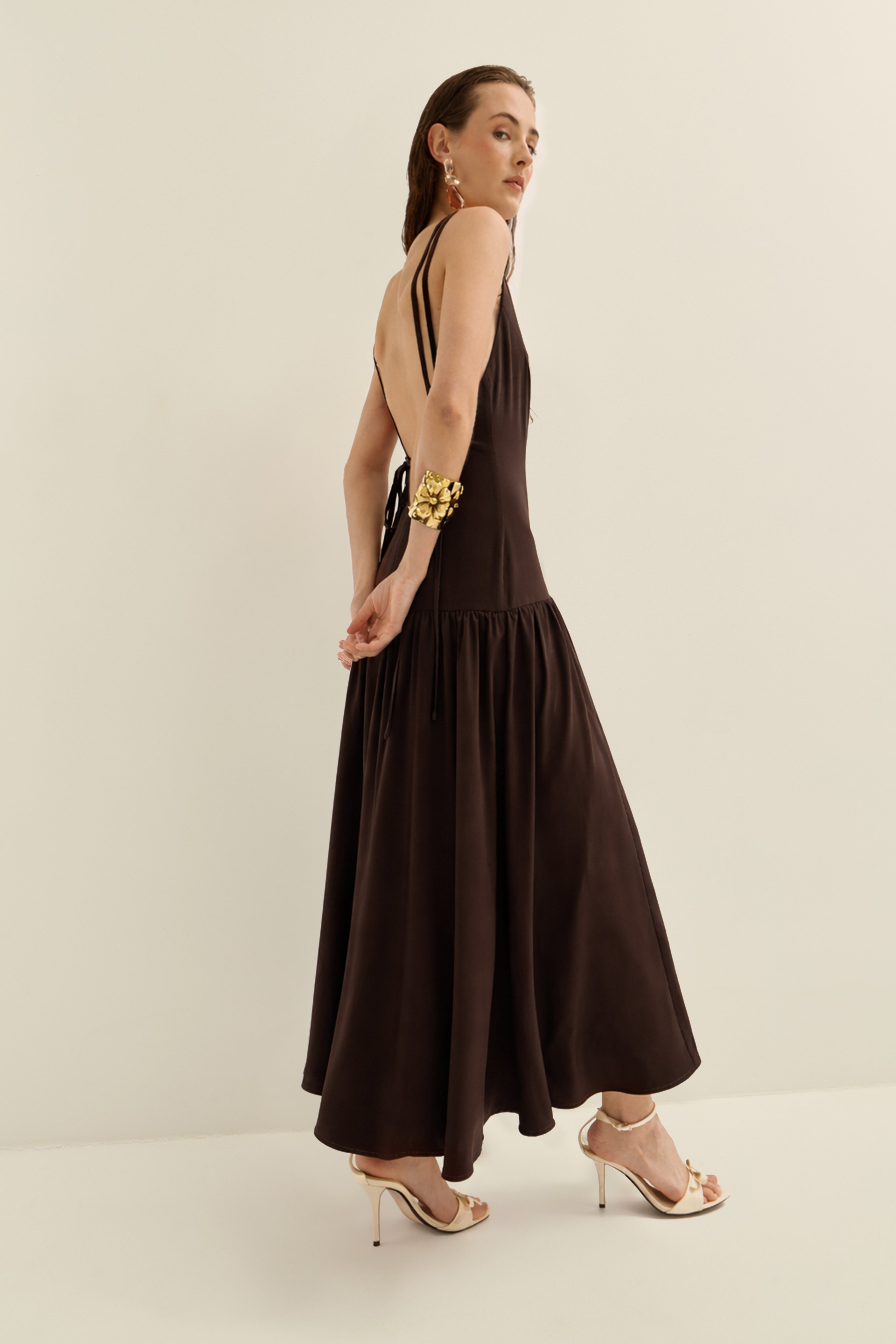 Vestido Mica Choco · Allegra ·