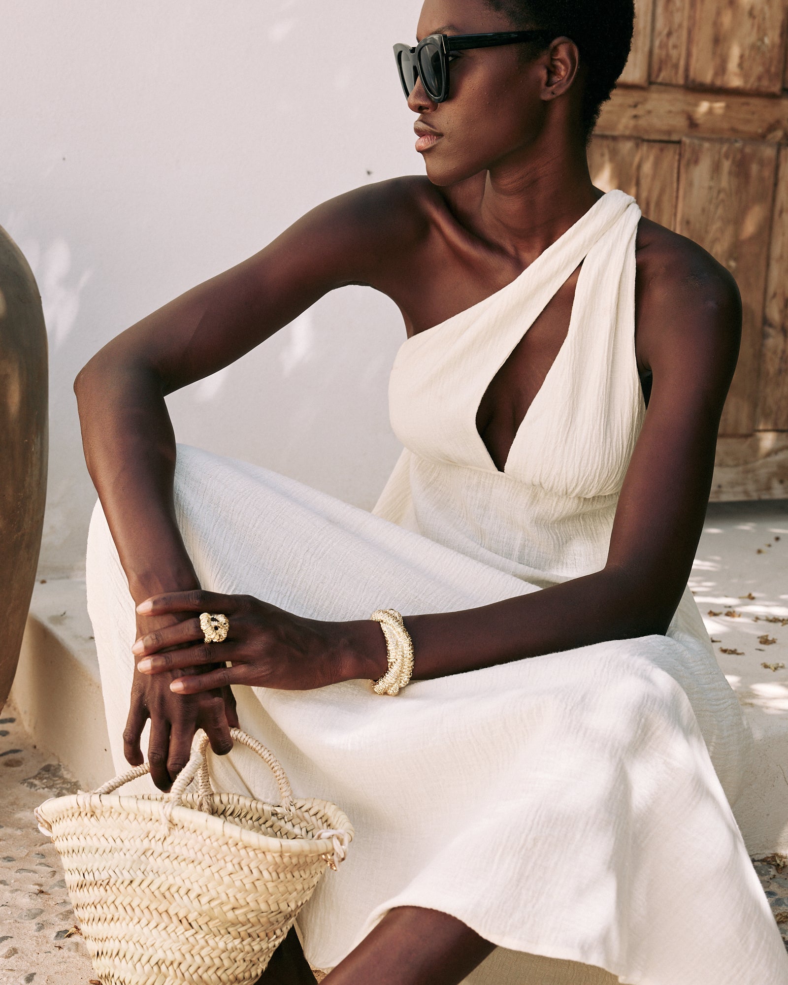 Anillo Ruched · Playa · - Bruna