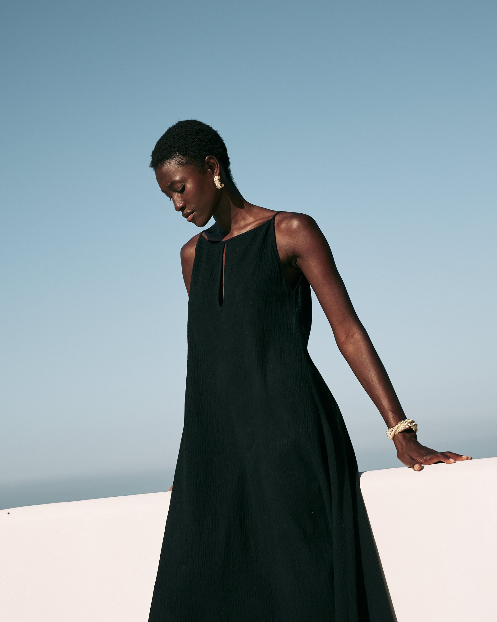 Brazalete Cross Ruched · Playa · - Bruna