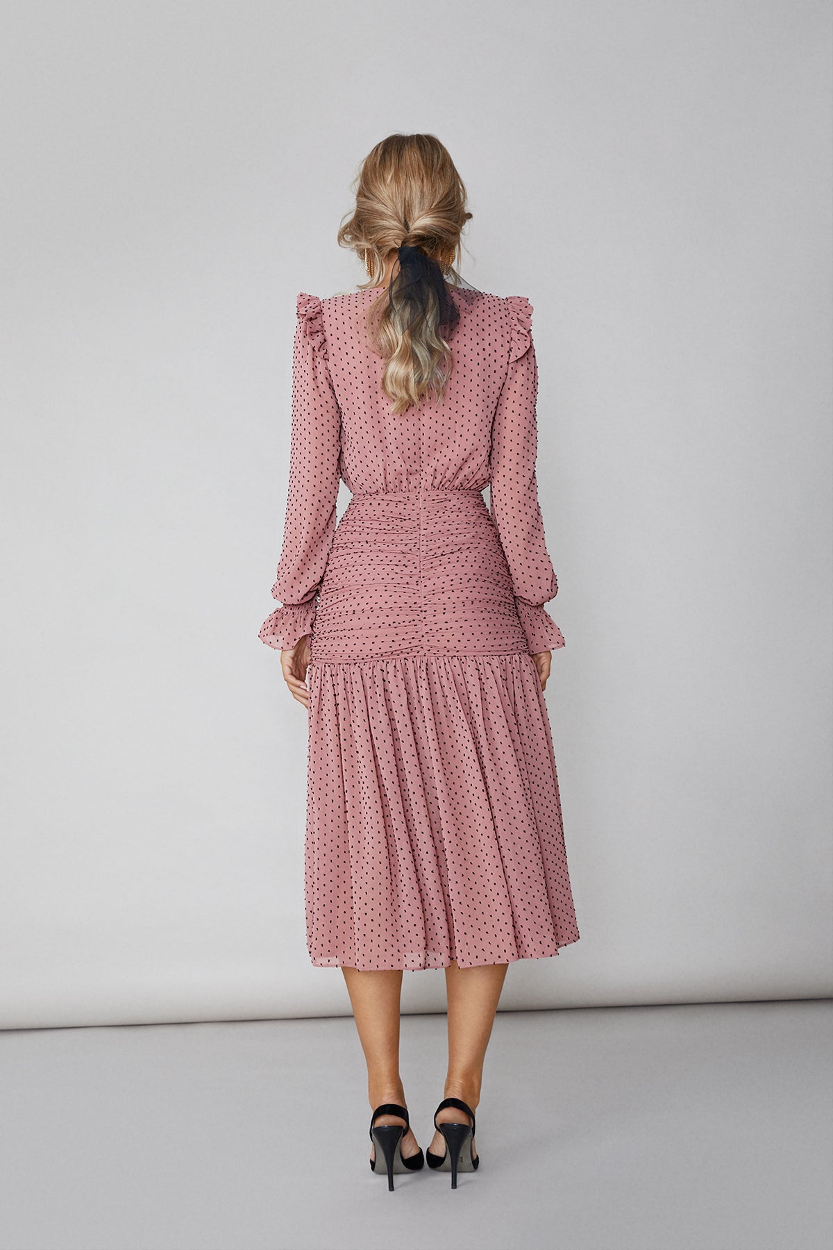 Casilda Plumeti Lipstick Pink Dress · Lady B ·