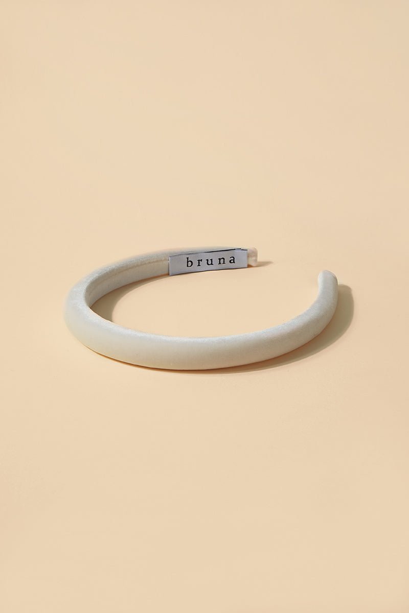 Diadema Terciopelo Ivory · Madame · - Bruna