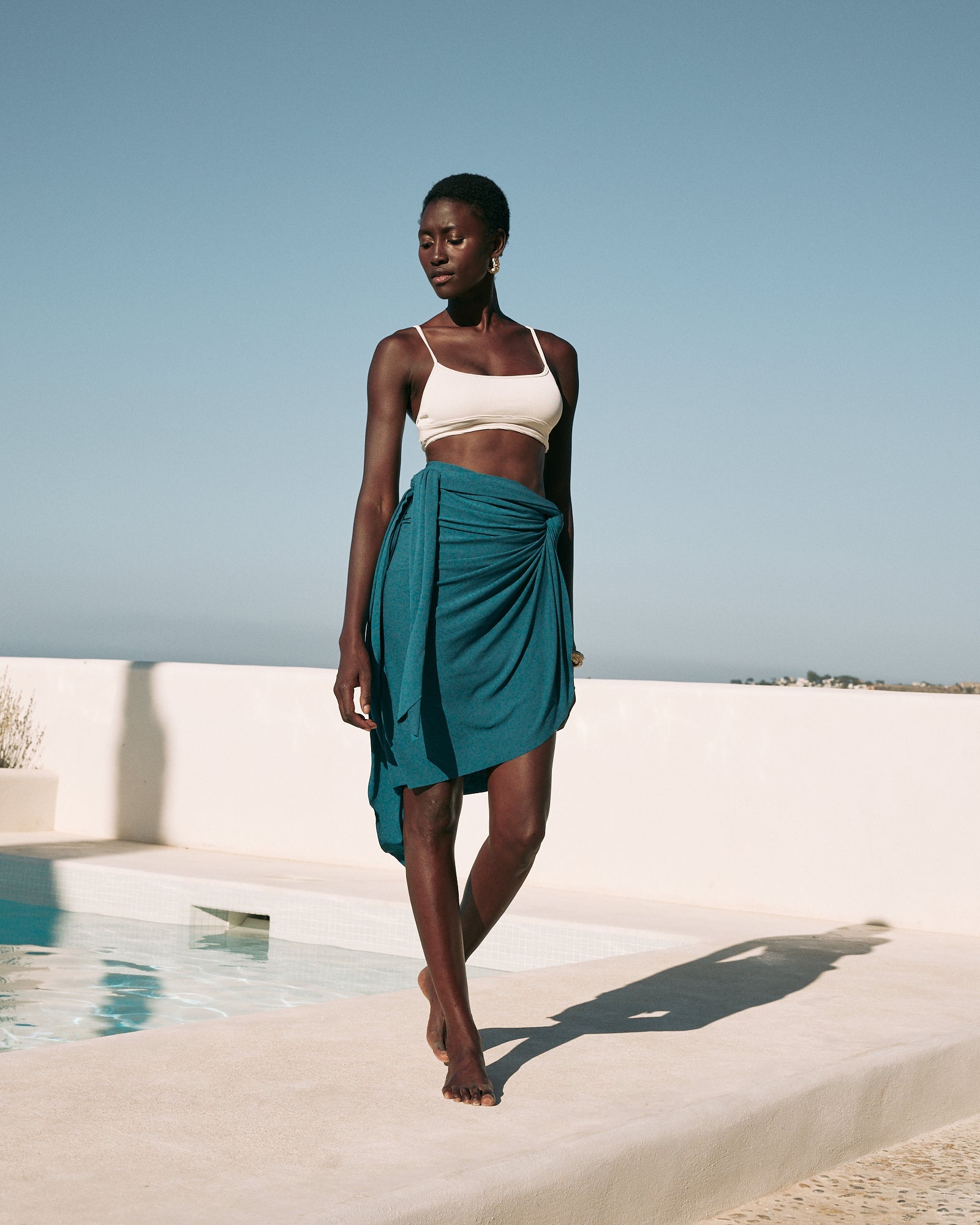 Pareo Teal · Playa · - Bruna