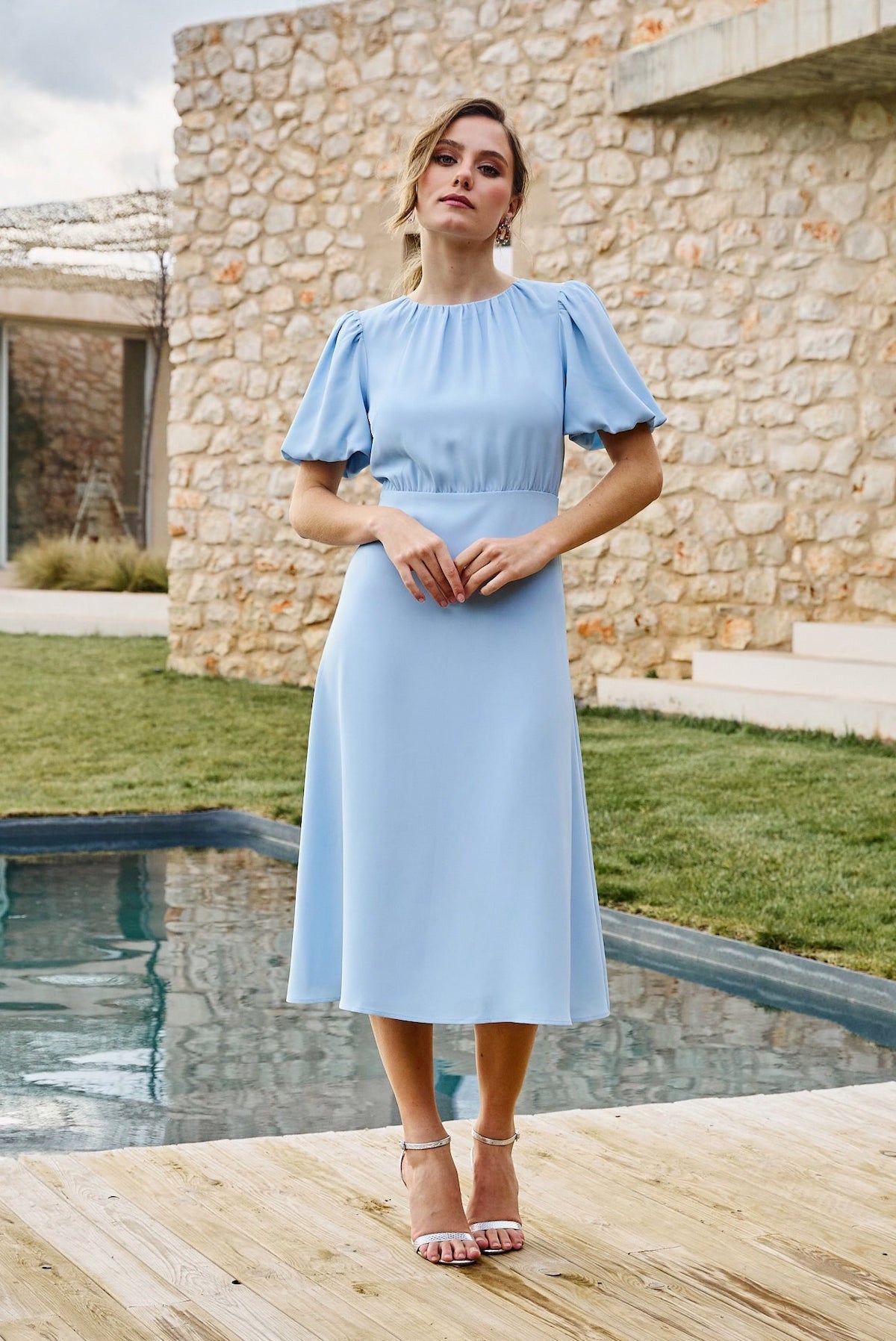 Eleonora Baby Blue Dress · Le Jardin ·