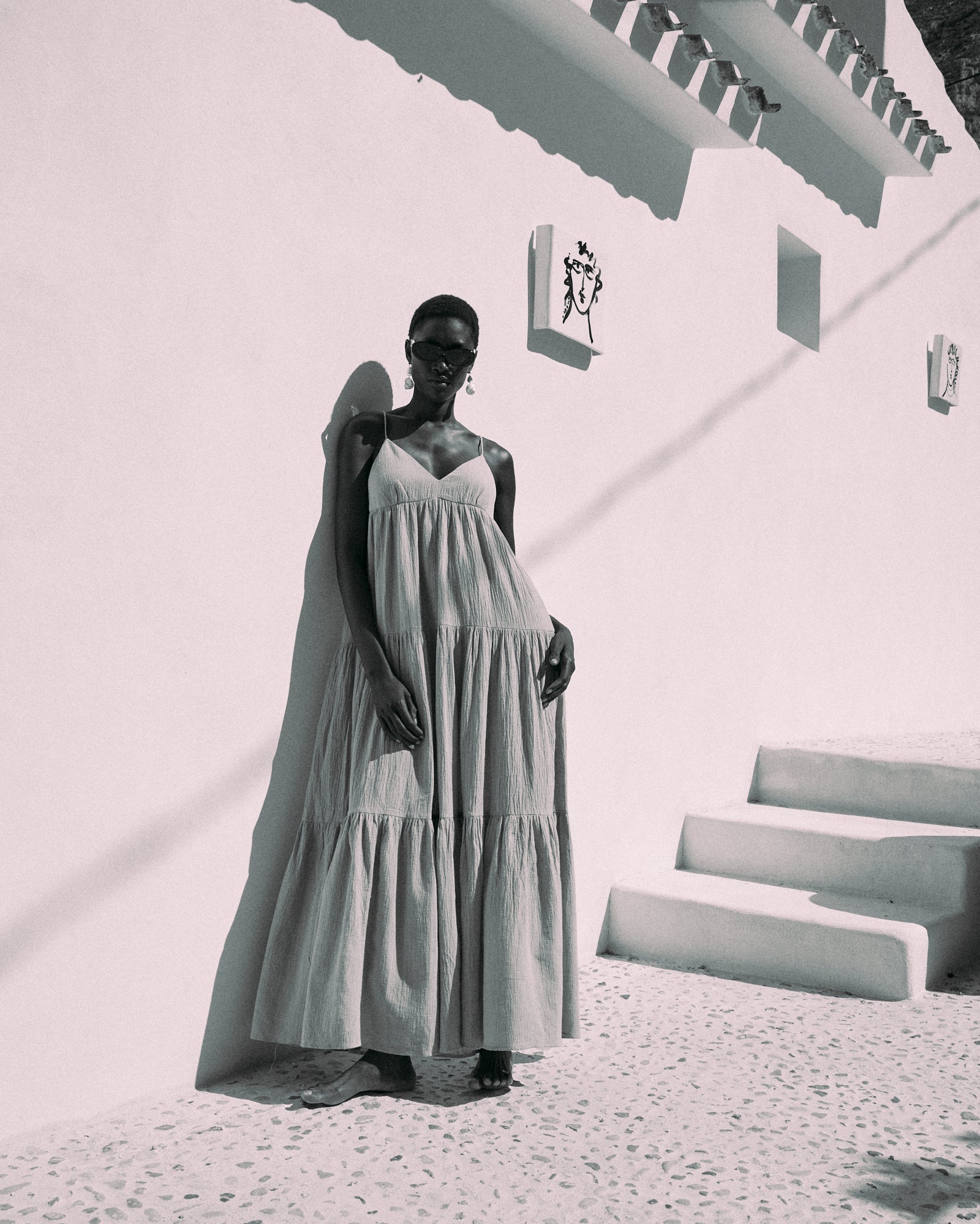 Vestido Faro Azul · Playa · - Bruna
