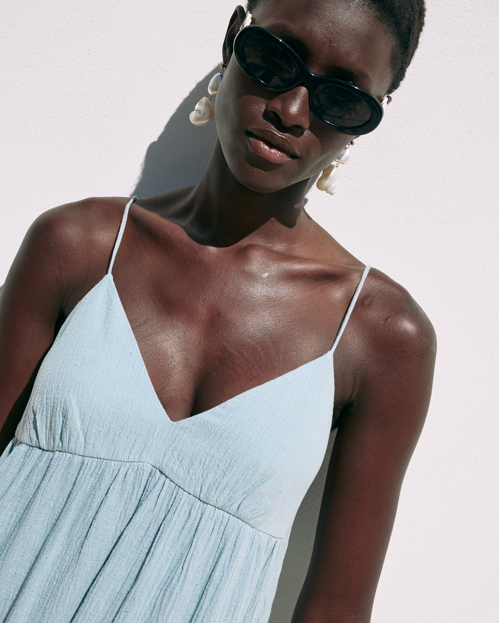 Vestido Faro Azul · Playa · - Bruna