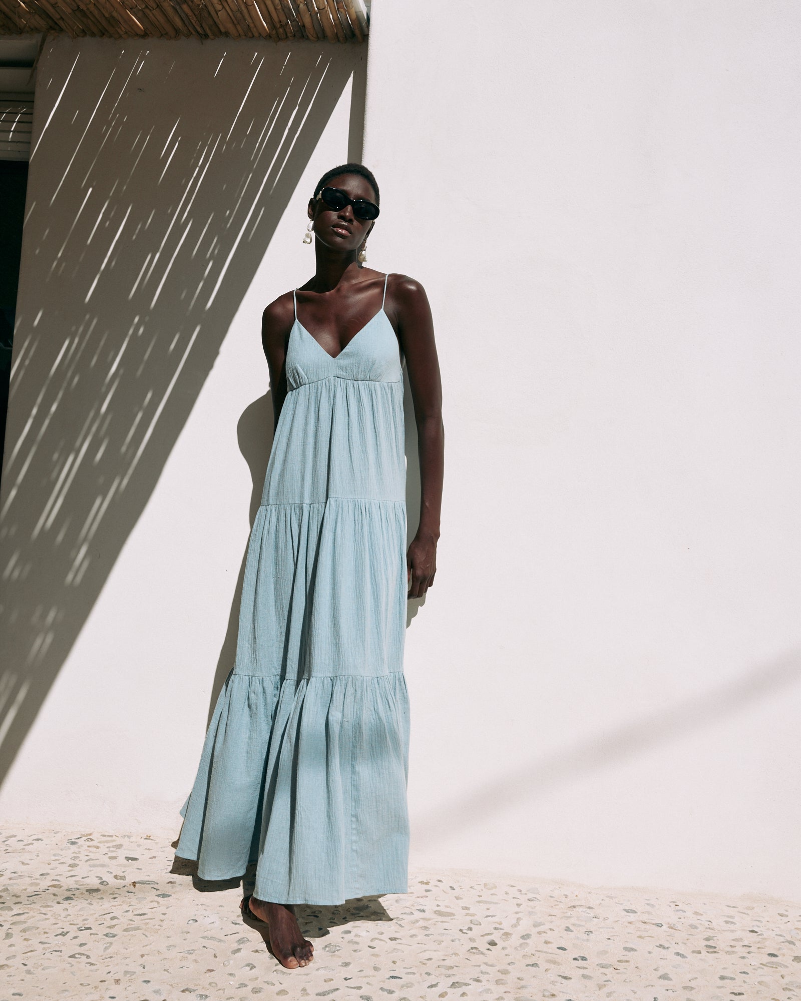 Vestido Faro Azul · Playa · - Bruna