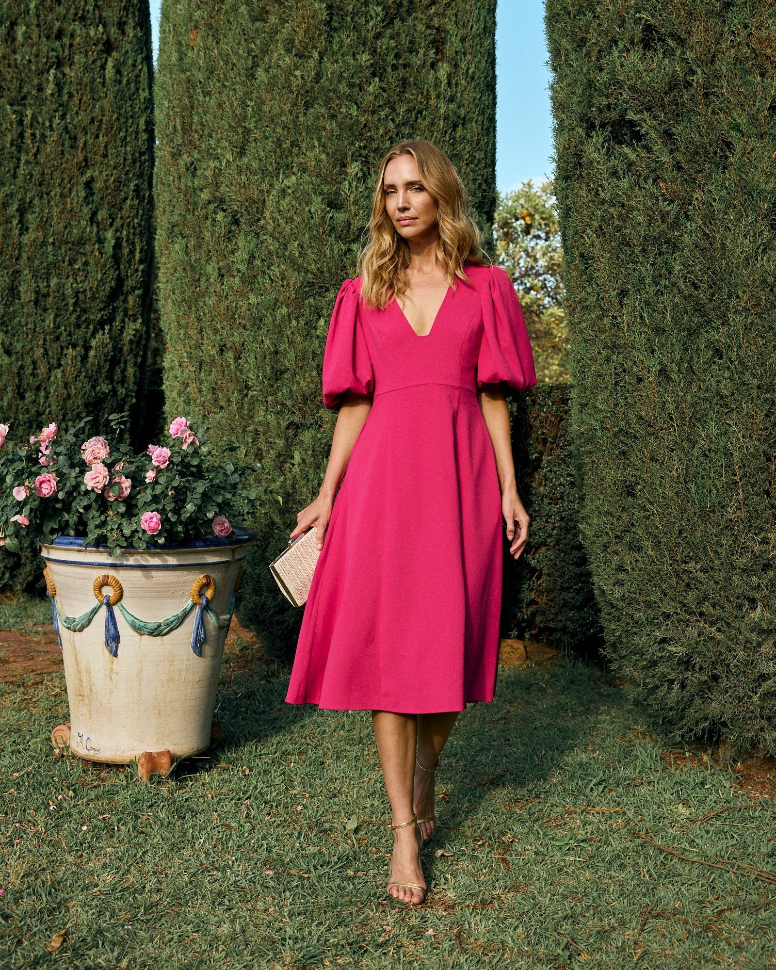 Vestido Kora Fucsia · Le Palmier · - Bruna