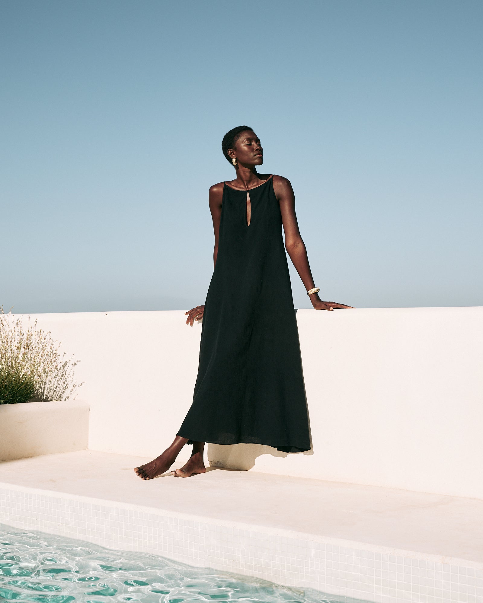 Vestido Saona Negro · Playa · - Bruna