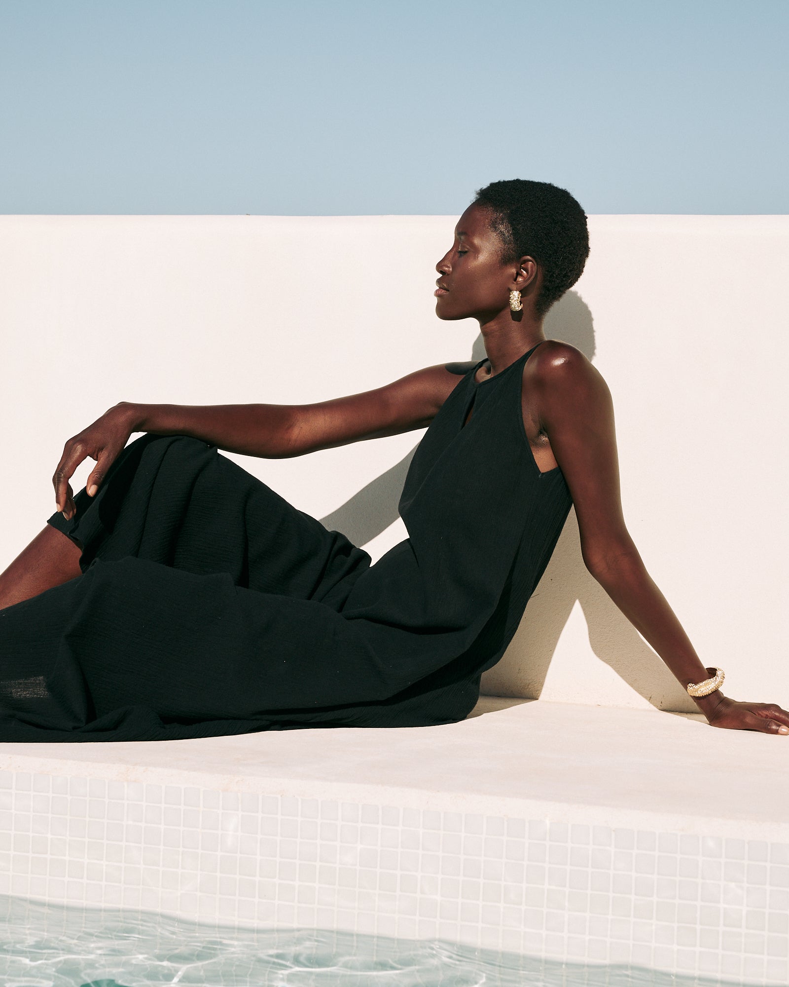 Vestido Saona Negro · Playa · - Bruna