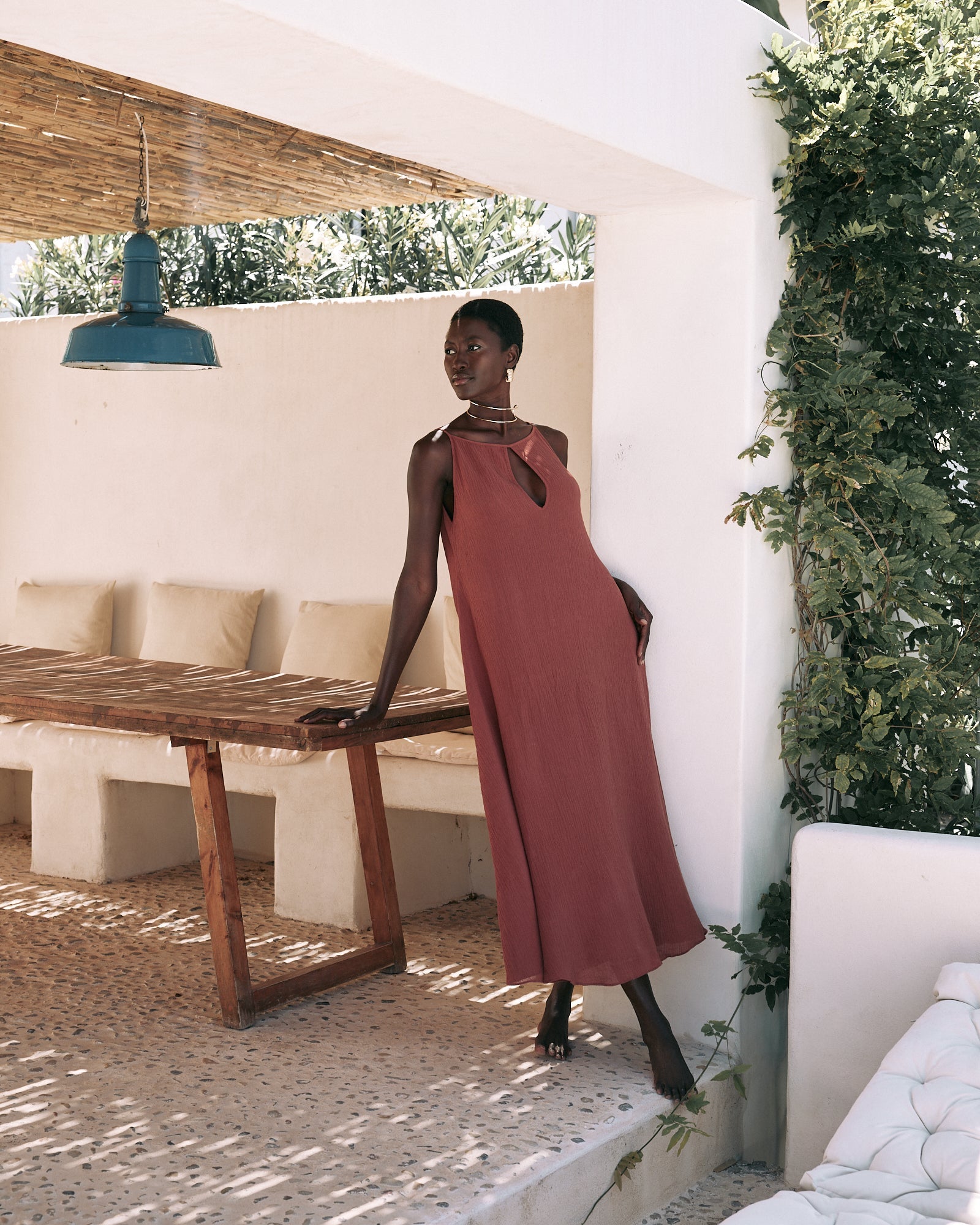 Vestido Saona Teja · Playa · - Bruna