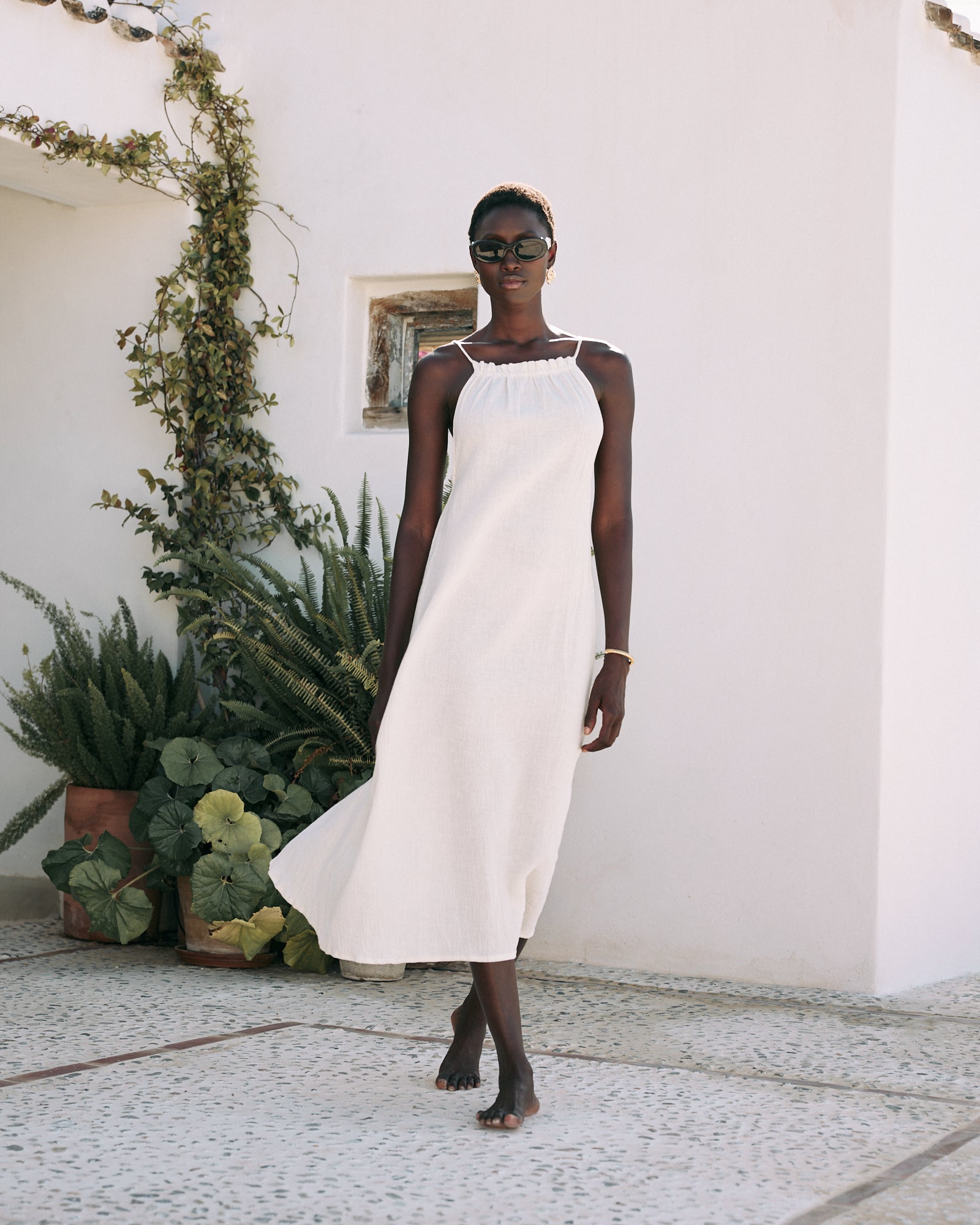 Vestido Sunset Marfil · Playa · - Bruna