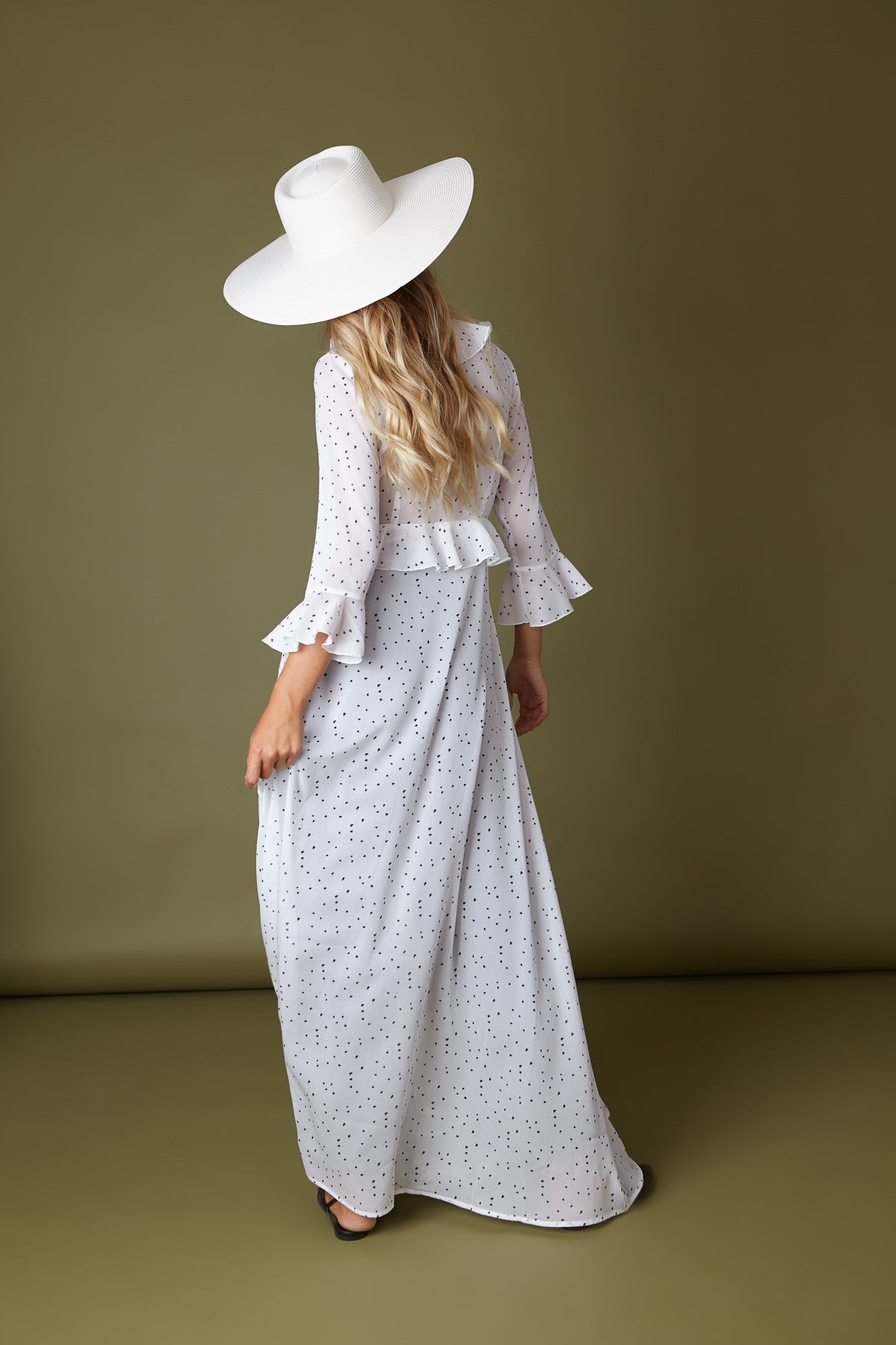 Vestido/ Bata Janis B/N SS19 - brunacoleccion bruna invitadaperfecta invitadaboda invitadabruna boda guest wedding