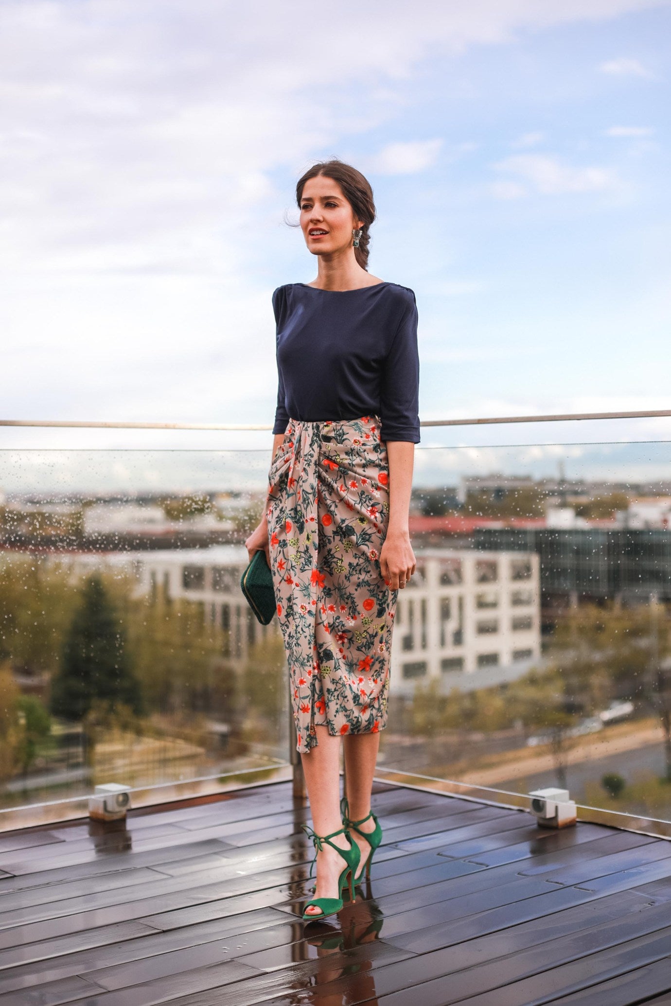 Falda Sally Estampado Exclusivo SS19 - brunacoleccion bruna invitadaperfecta invitadaboda invitadabruna boda guest wedding