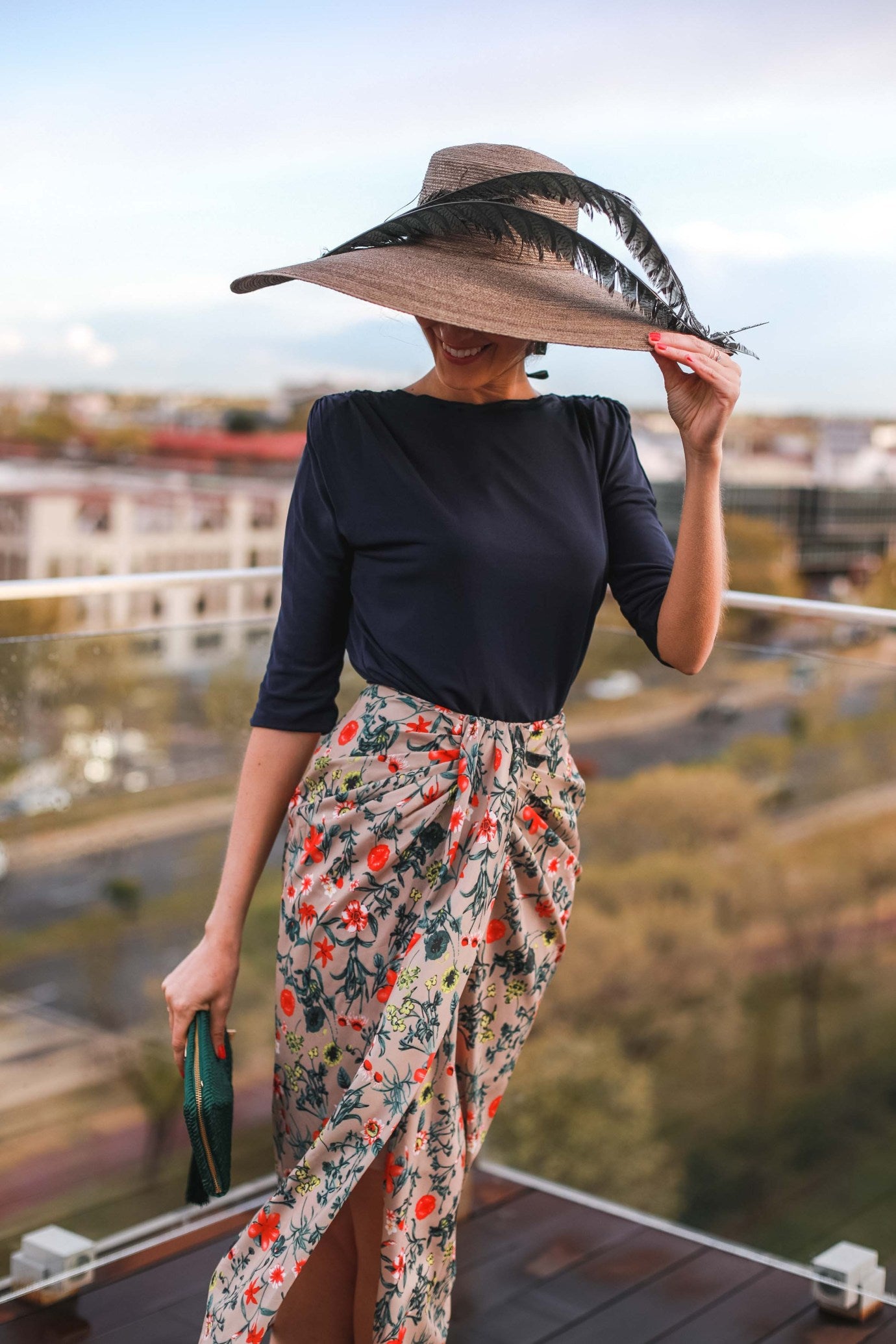 Top Amy Azul Marino SS19 - brunacoleccion bruna invitadaperfecta invitadaboda invitadabruna boda guest wedding