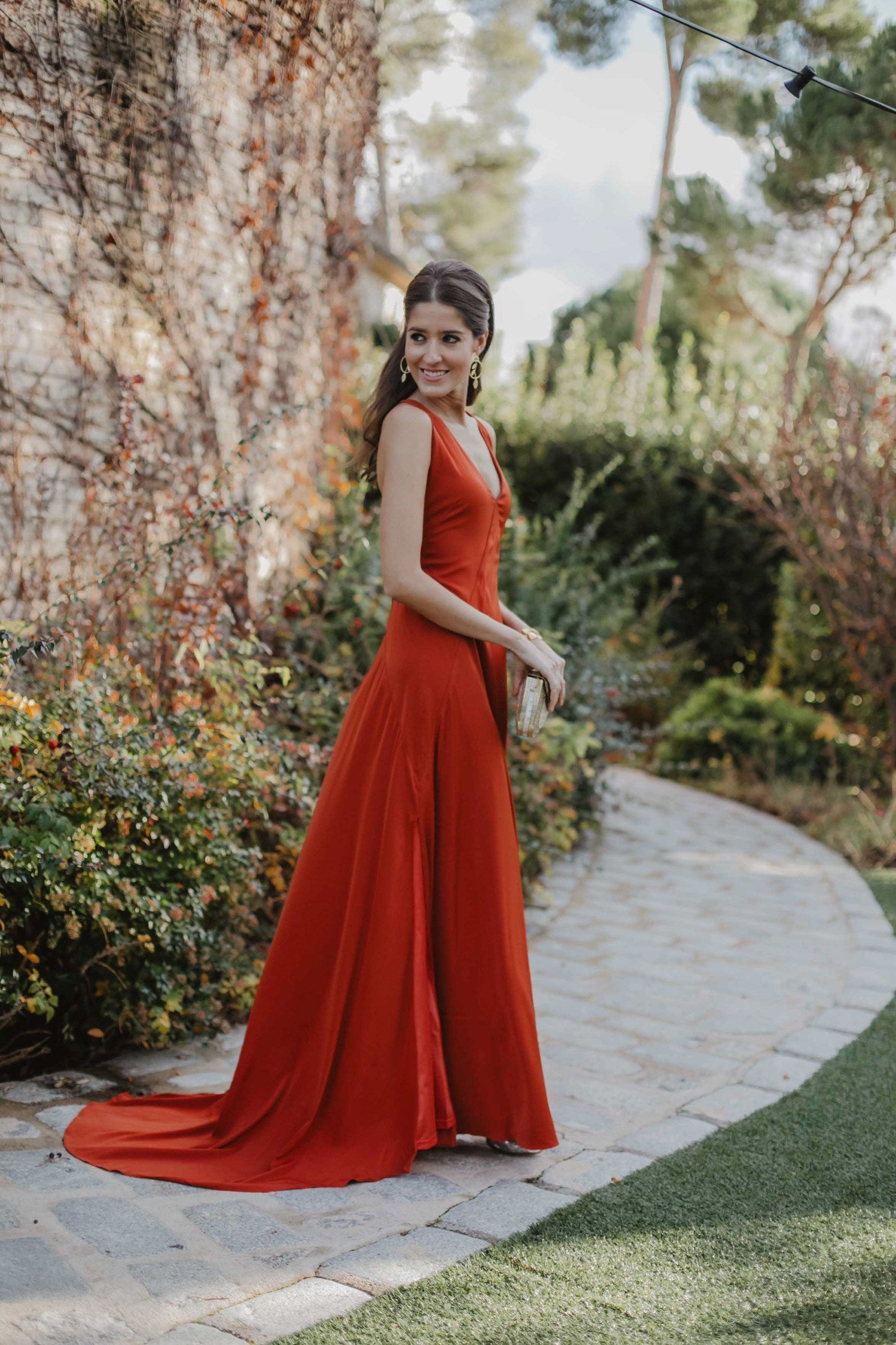 Vestido Grace Cognac - brunacoleccion bruna invitadaperfecta invitadaboda invitadabruna boda guest wedding