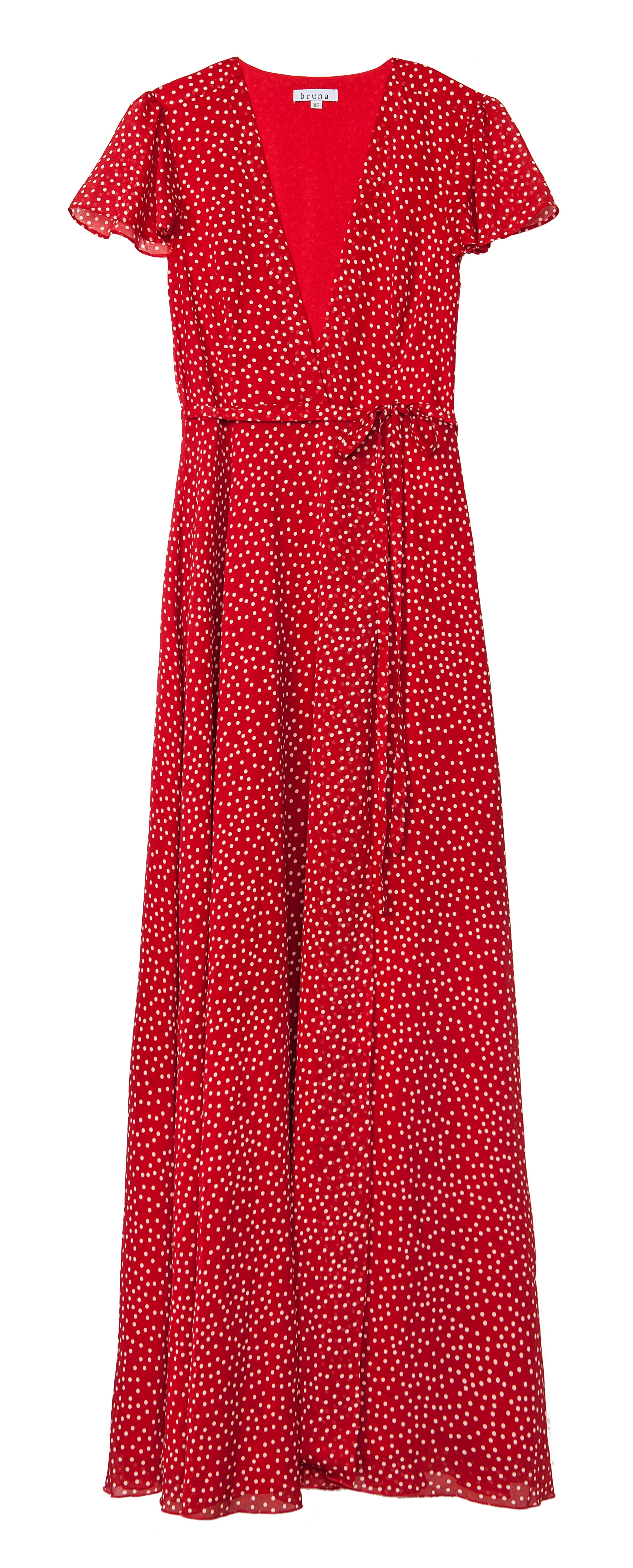 Vestido Lena Lunares Rojo/Crema SS19 - brunacoleccion bruna invitadaperfecta invitadaboda invitadabruna boda guest wedding