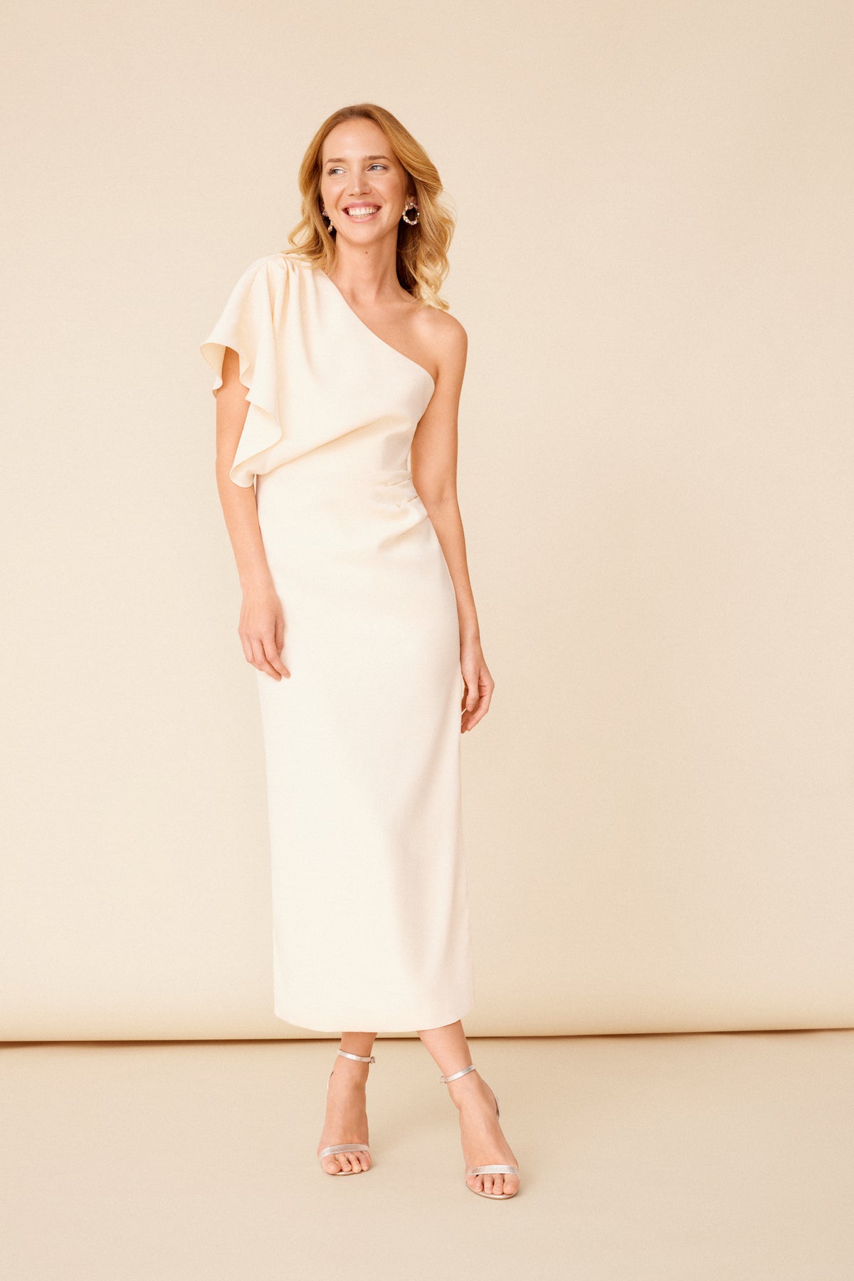Vestido Marcela Biscuit · Wisteria ·