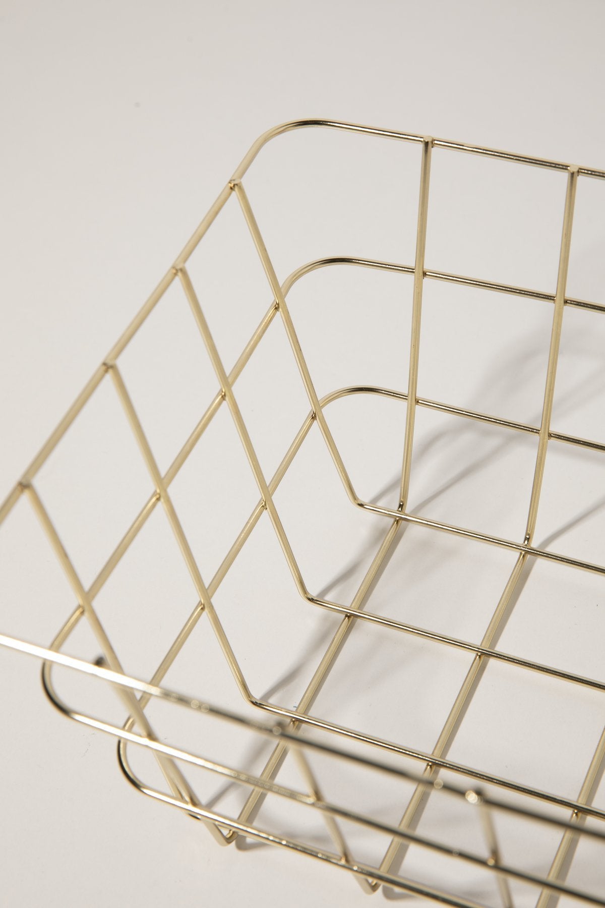 Cesta de Alambre Dorado Virginia · Deco · - Bruna