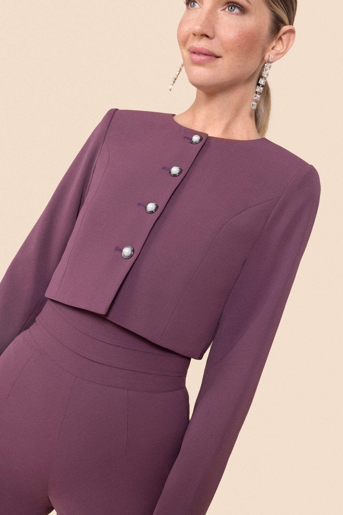 Chaqueta Giada Aubergine · Muse · - Bruna