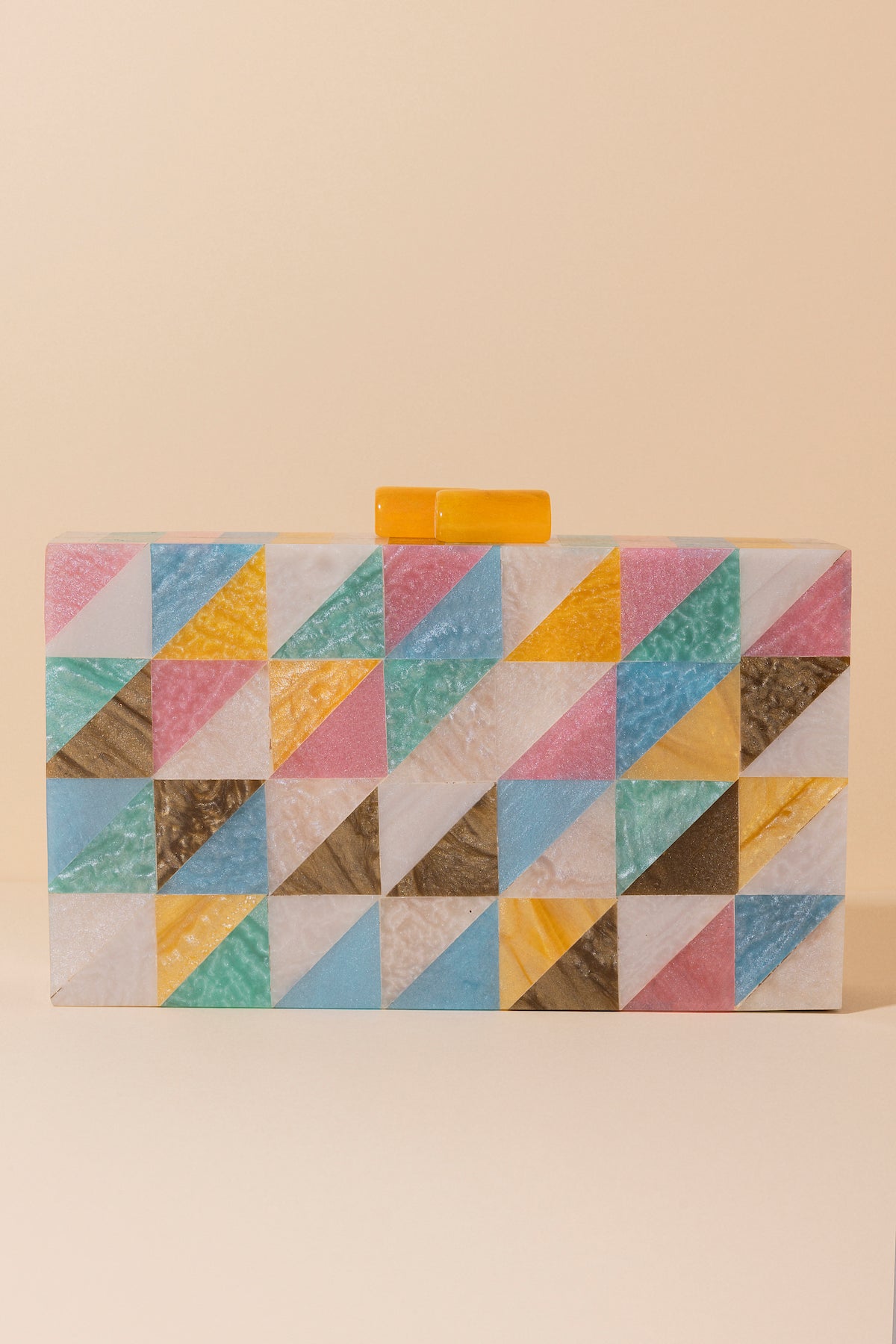 Clutch Ava Orange · Hamptons · - Bruna
