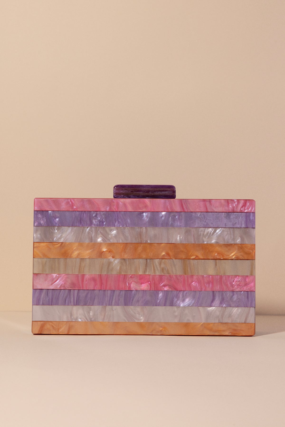 Clutch Ava Purple · Le Jardin · - Bruna