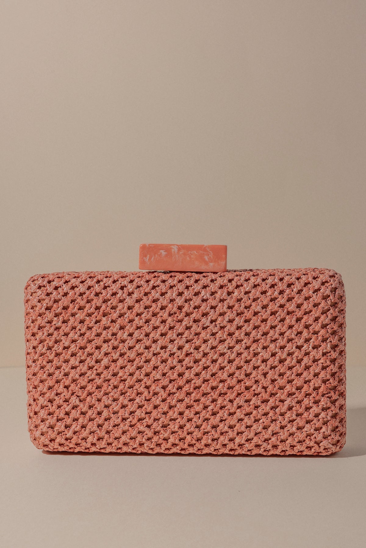 Clutch Net Coral · Alegoria · - Bruna
