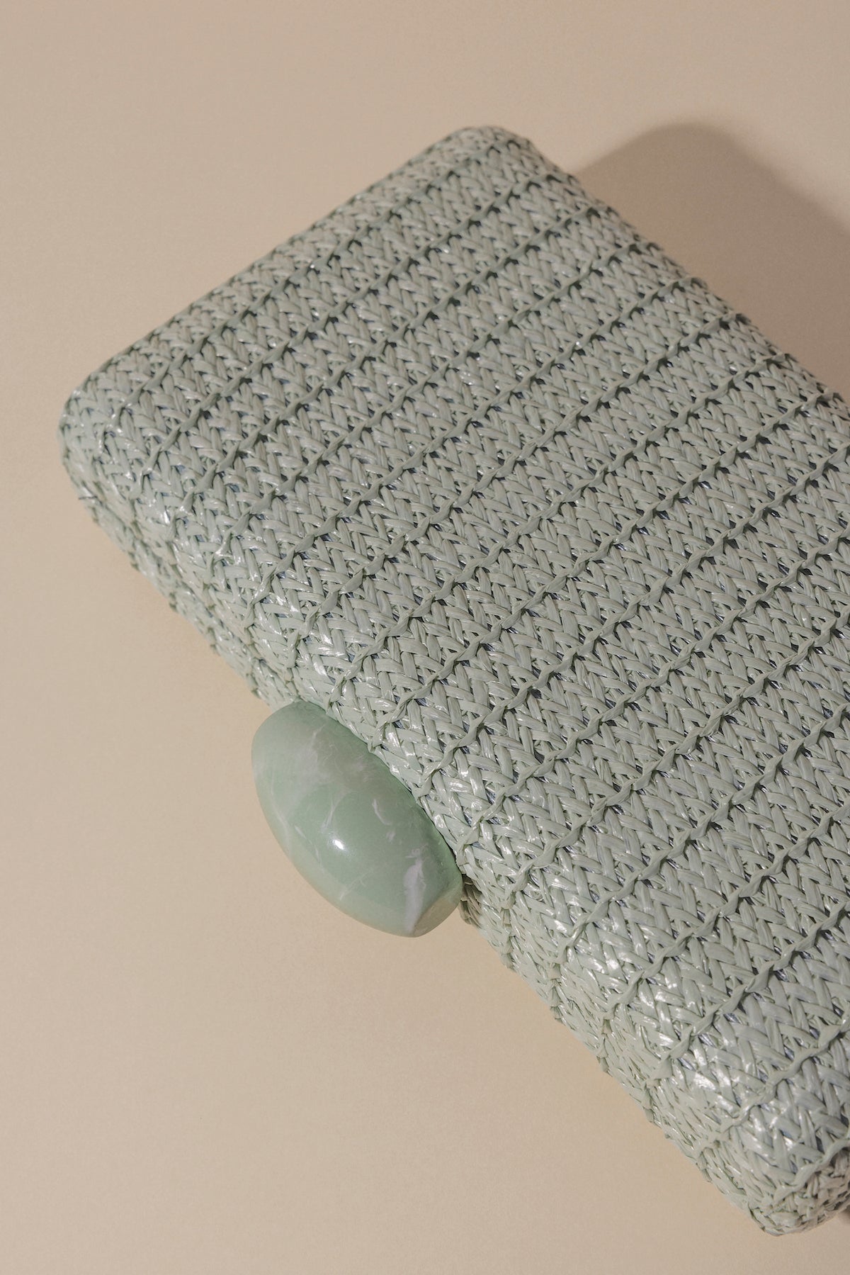 Clutch Rafia Mint · Alegoria · - Bruna