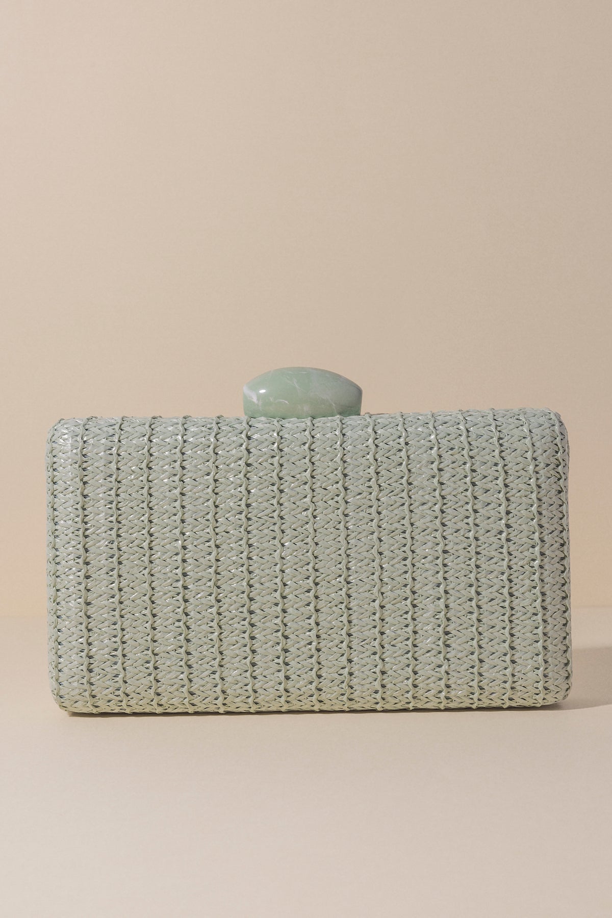 Clutch Rafia Mint · Alegoria · - Bruna