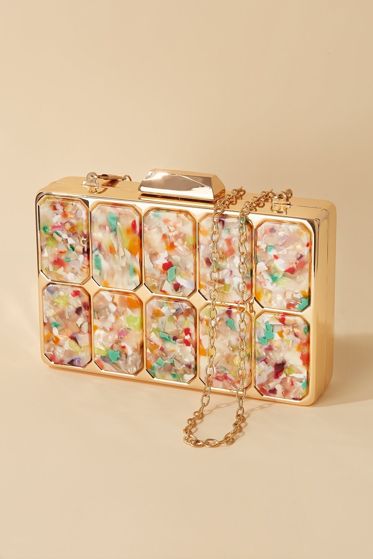 Clutch Yara Multicolor · Flora · - Bruna