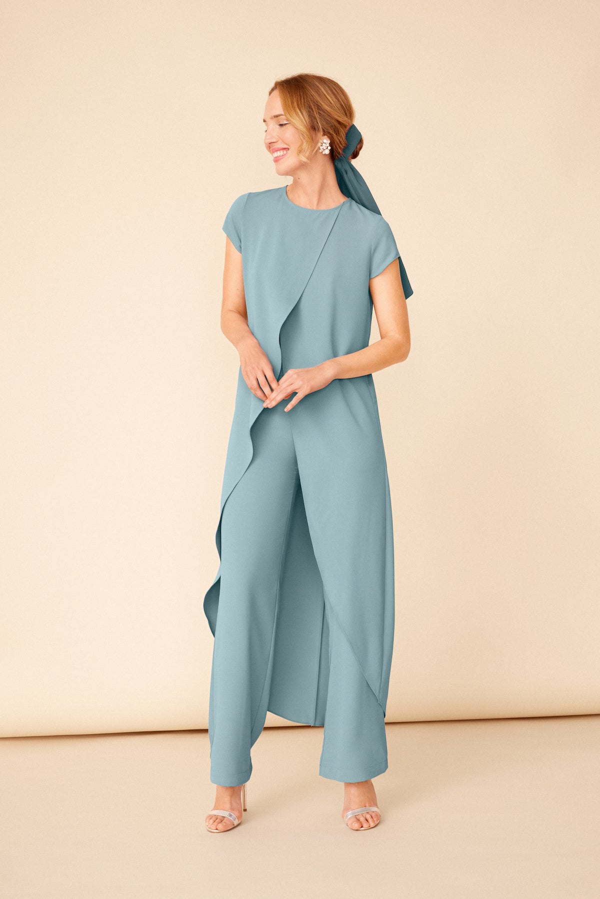 Conjunto Top Maca + Pantalon Lisa Aqua · Wisteria · - Bruna